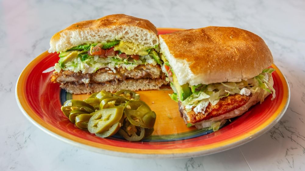 Milanesa de pollo torta