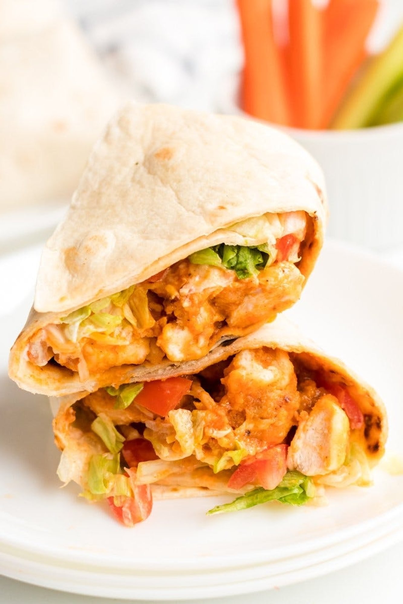 Spicy Fried Chicken Wrap
