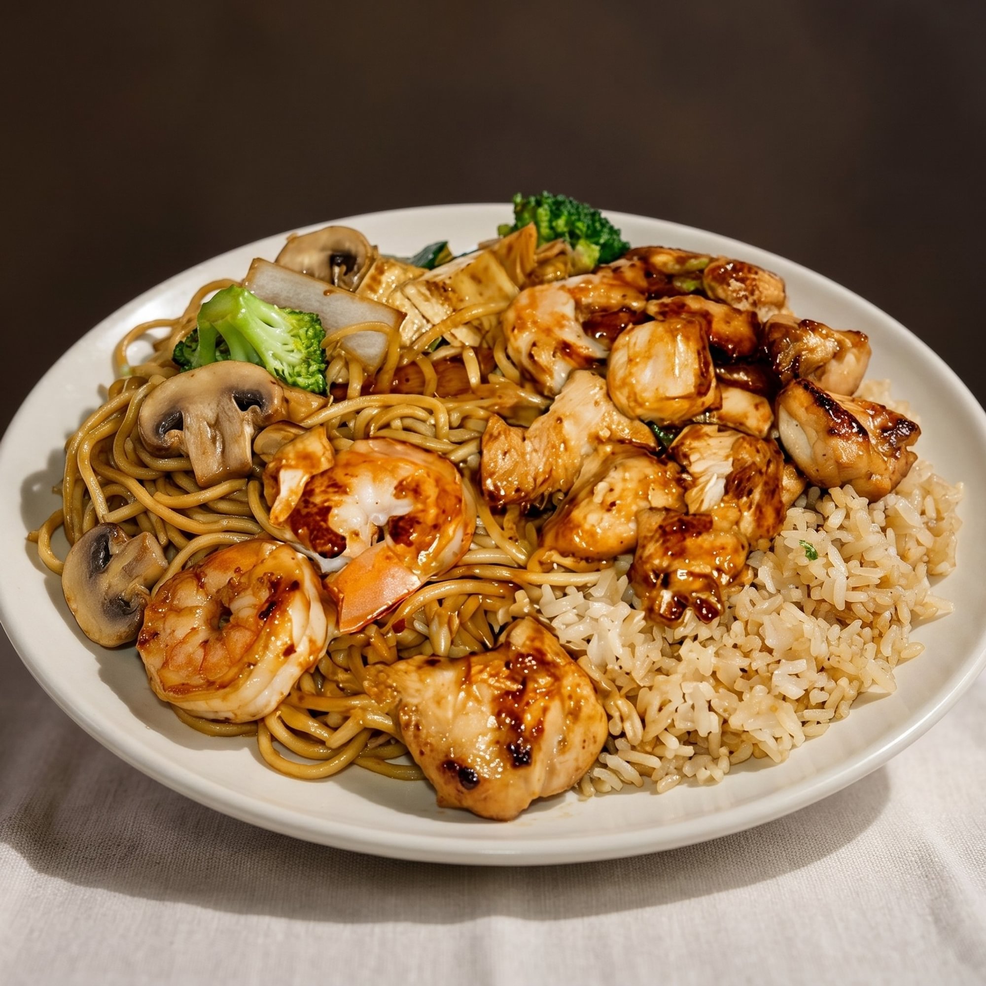 Teriyaki Chicken-Shrimp Combo