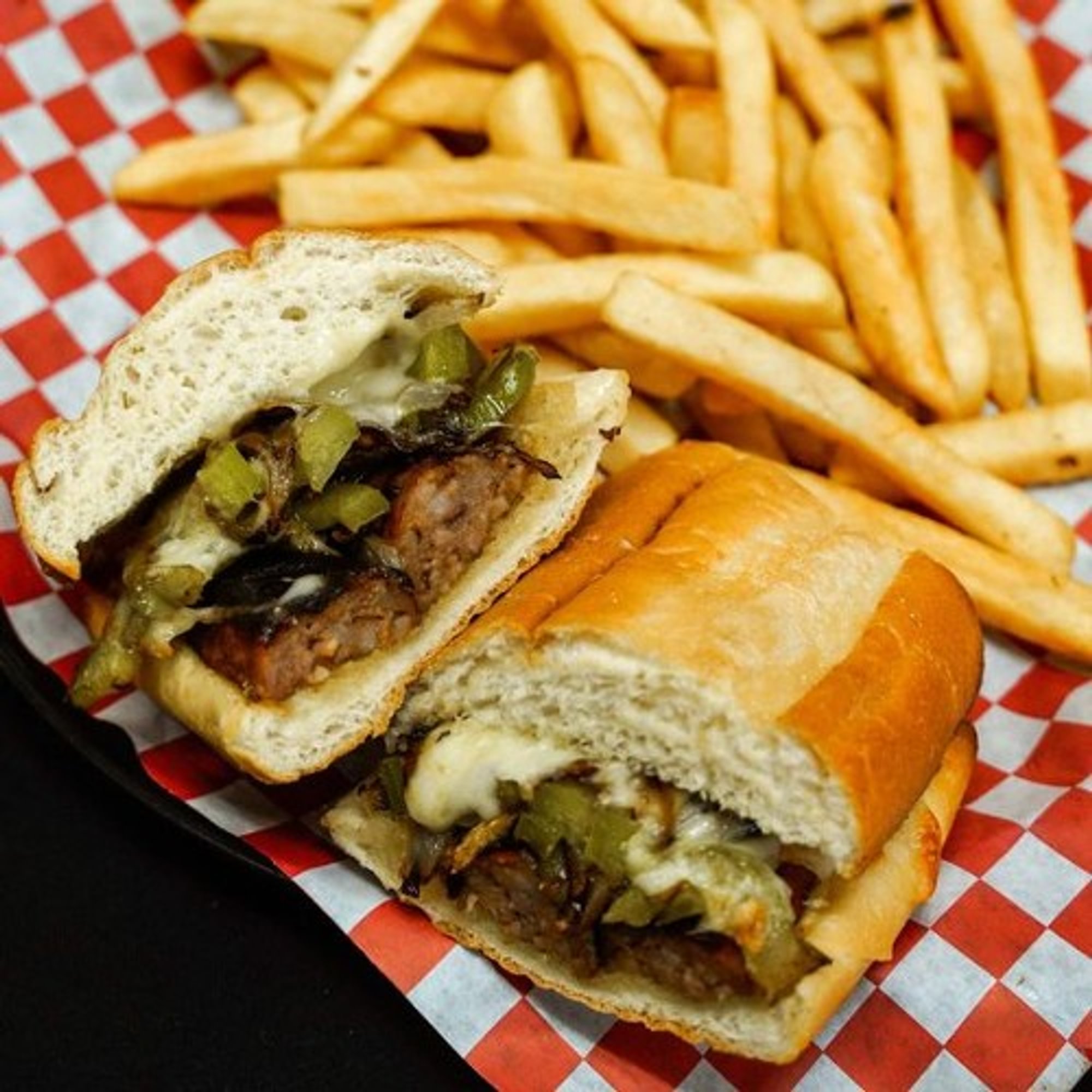 Sausage Pepper Sandwich