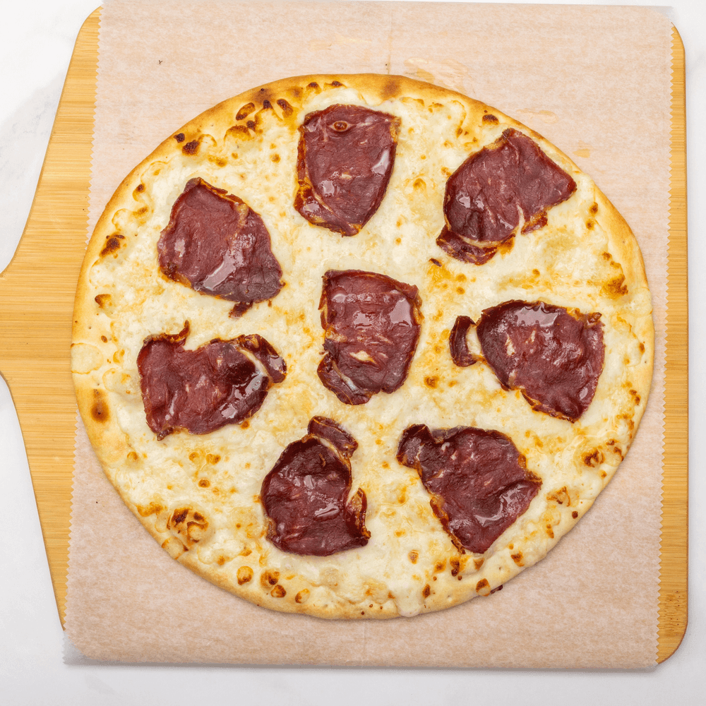 Pastirma and Cheese Pizza