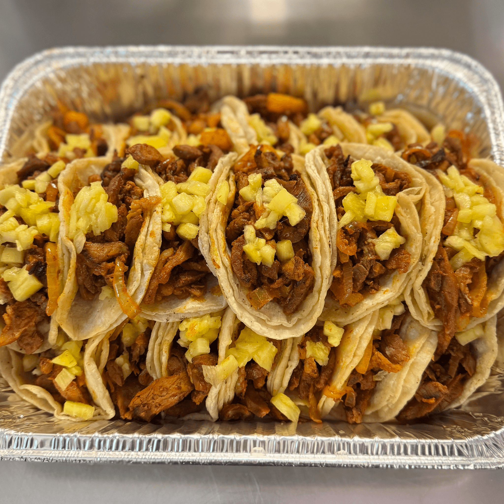 Tray of Mixed Street Tacos (1 Meat x 10 Each)