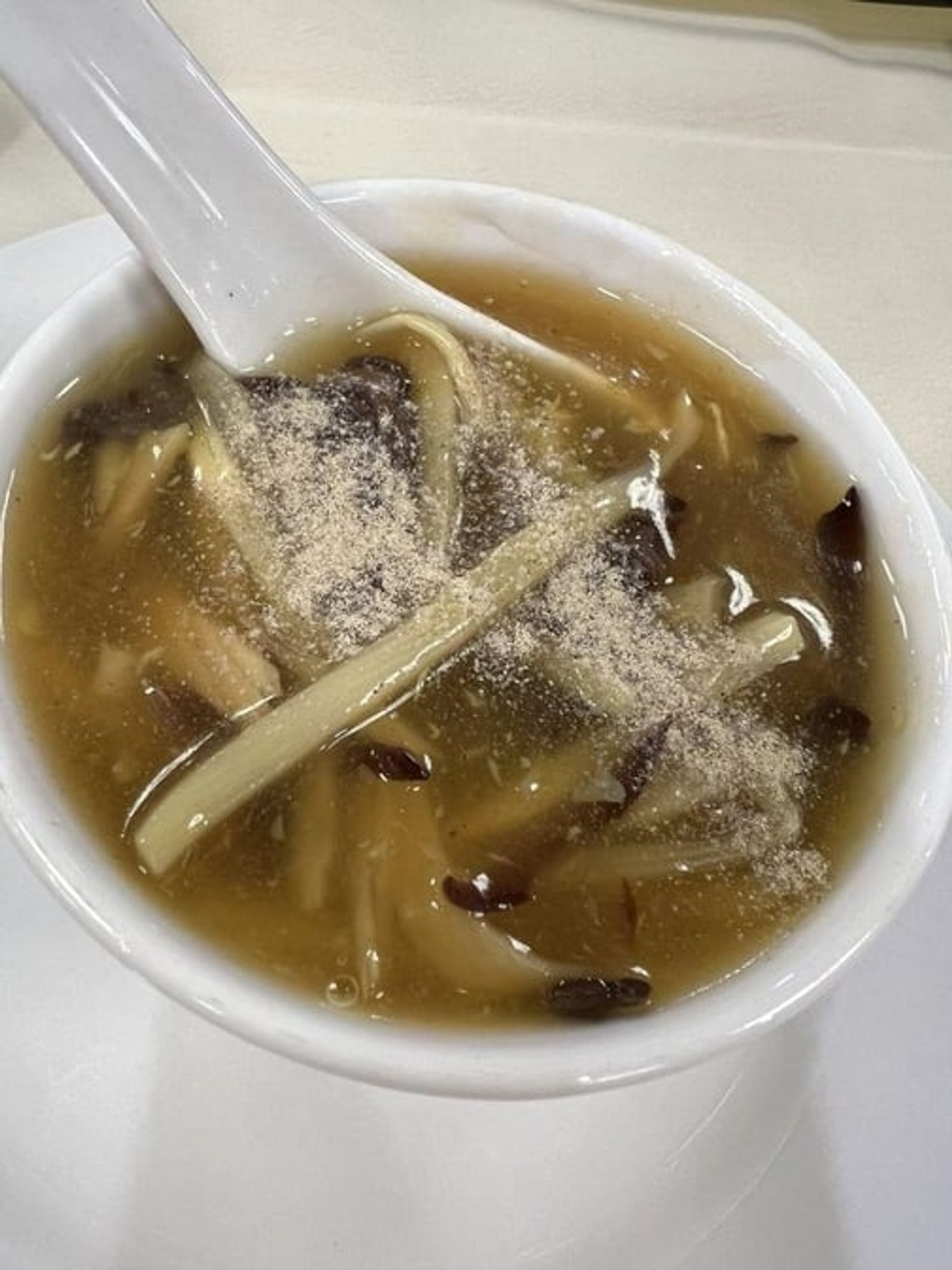 13. Hot & Sour Soup (No Meat) / 素酸辣湯
