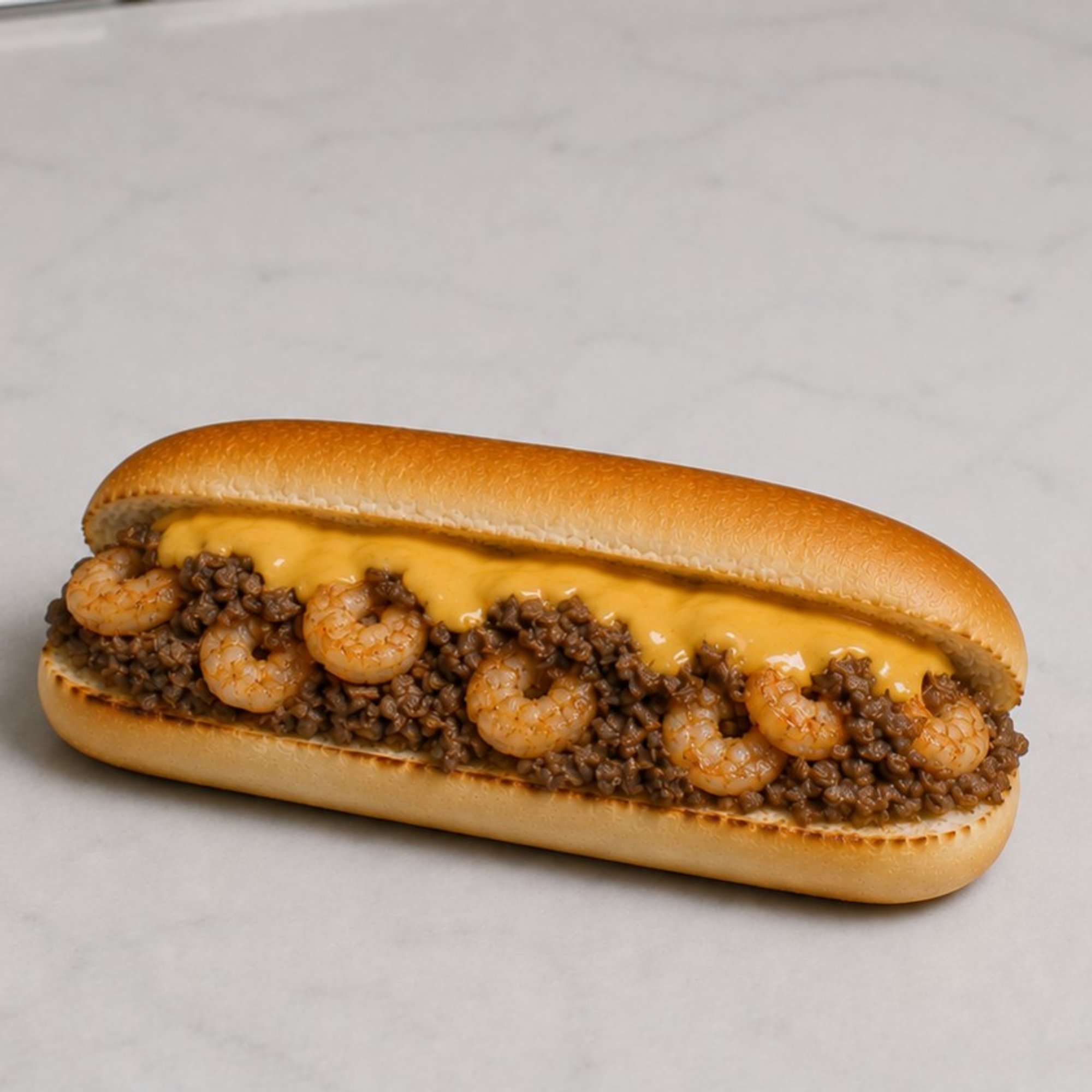 Shrimp Cheesesteak Submarine