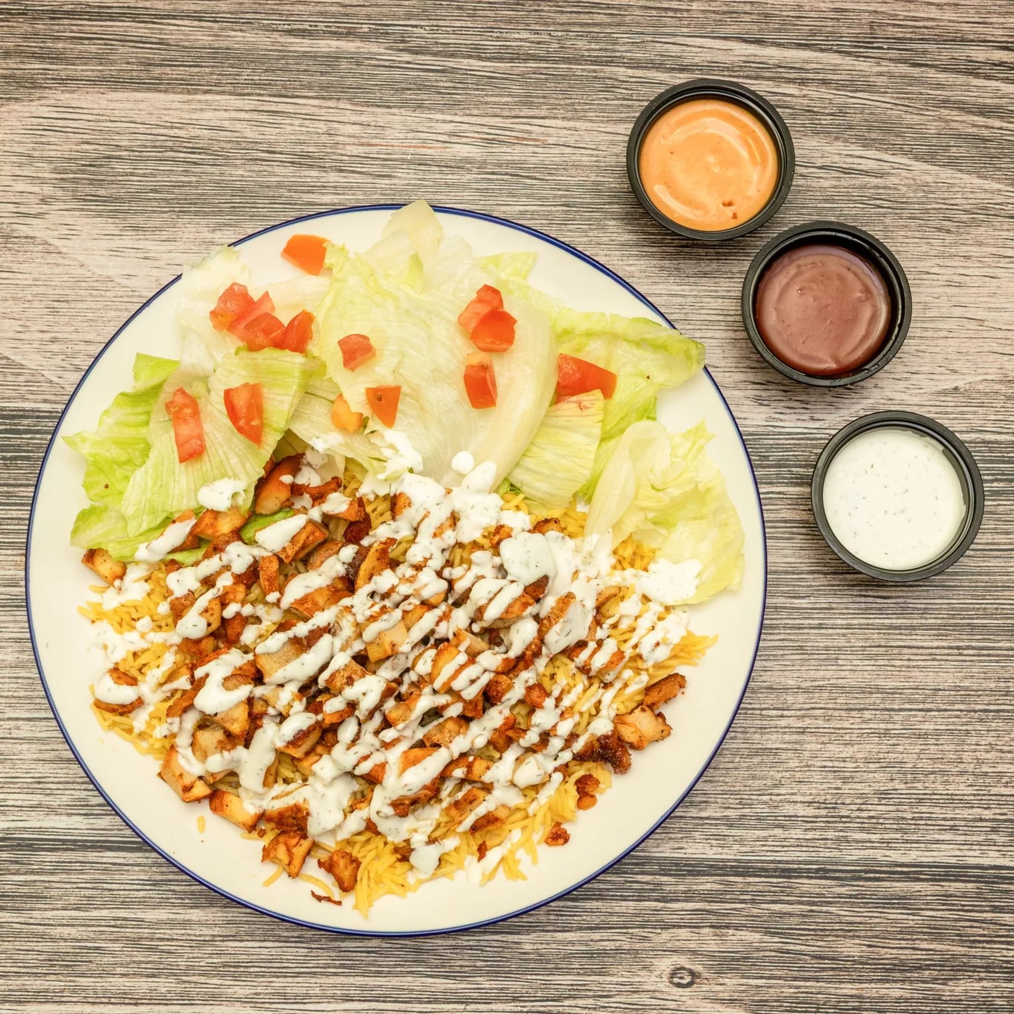 1. Grilled Chicken Over Rice