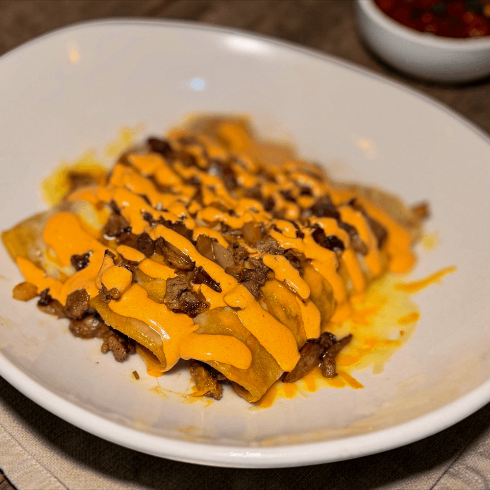 Steak & Mushrooms Enchilada
