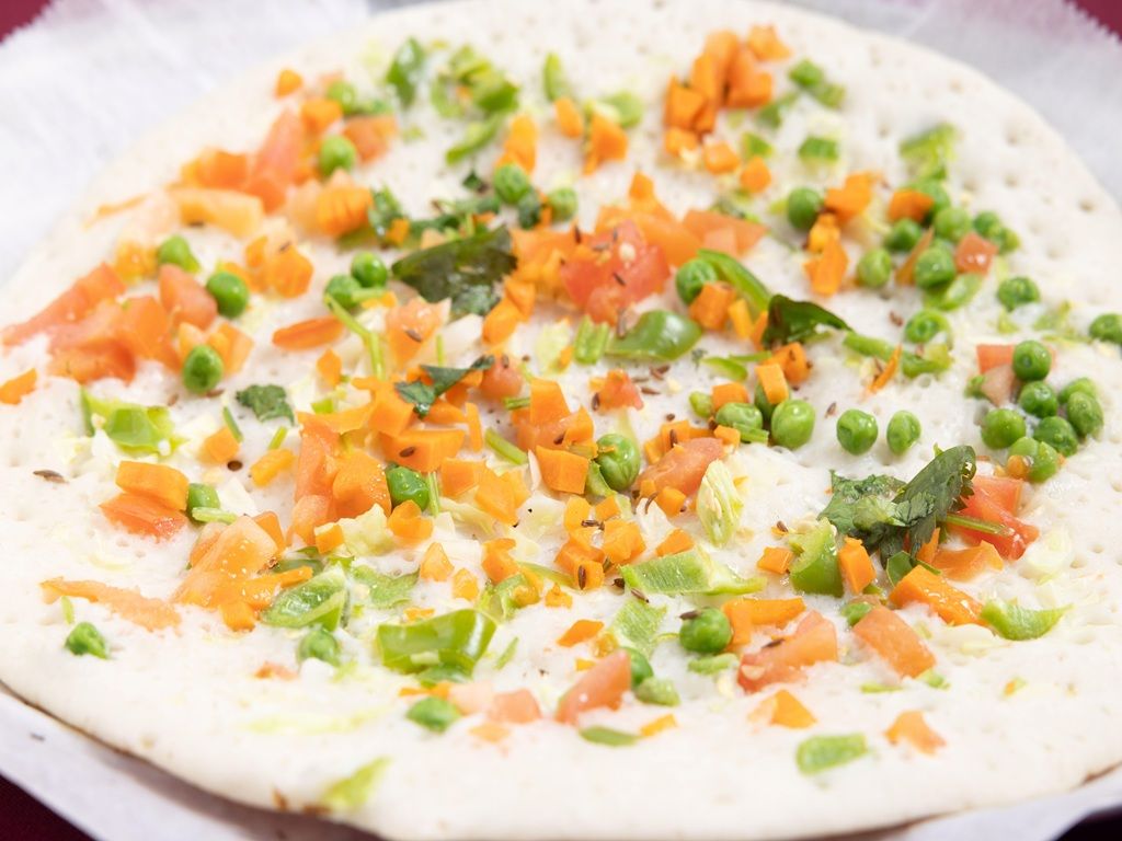 Vegetable Uttappam