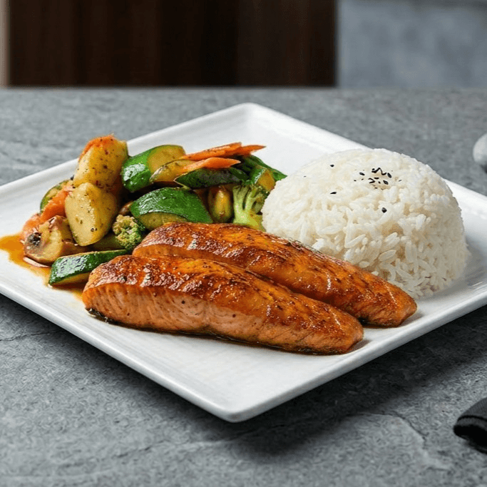 Teriyaki Salmon (Dinner)