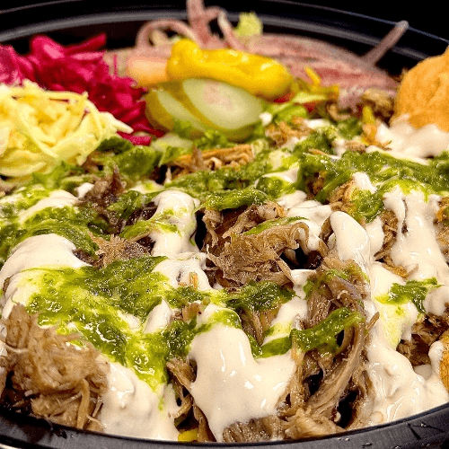 Lamb over Rice Platter