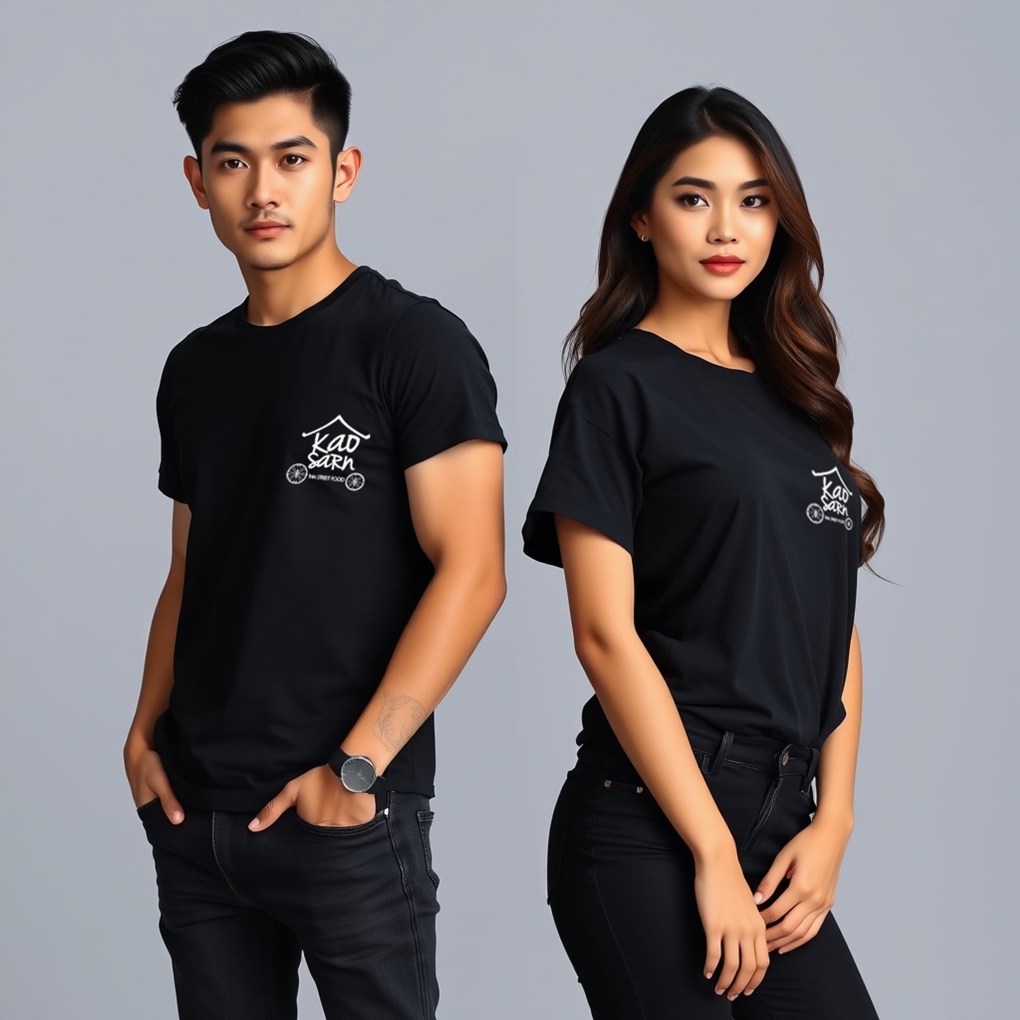 Black Short Sleeves T-Shirt (Size XL)