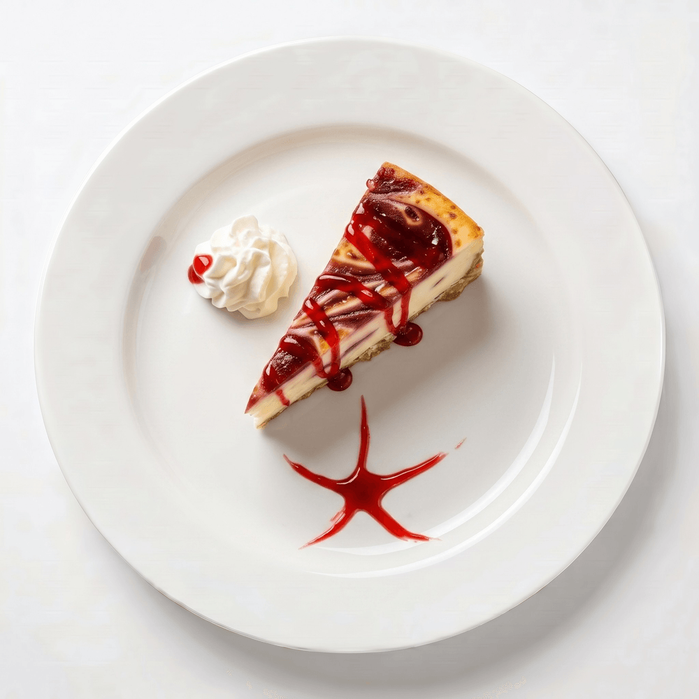 Raspberry White Chocolate Cheesecake