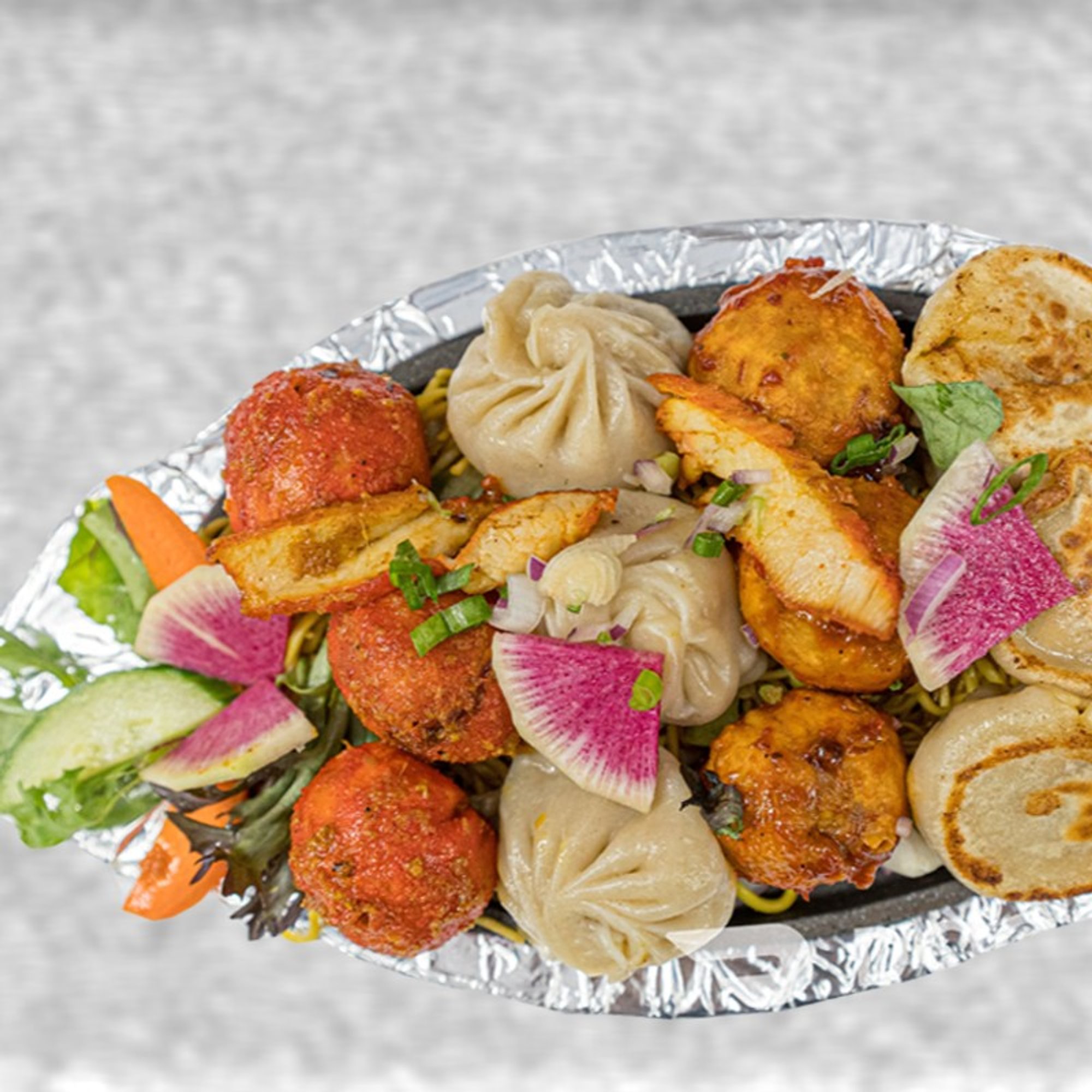 Chicken Momo Platter