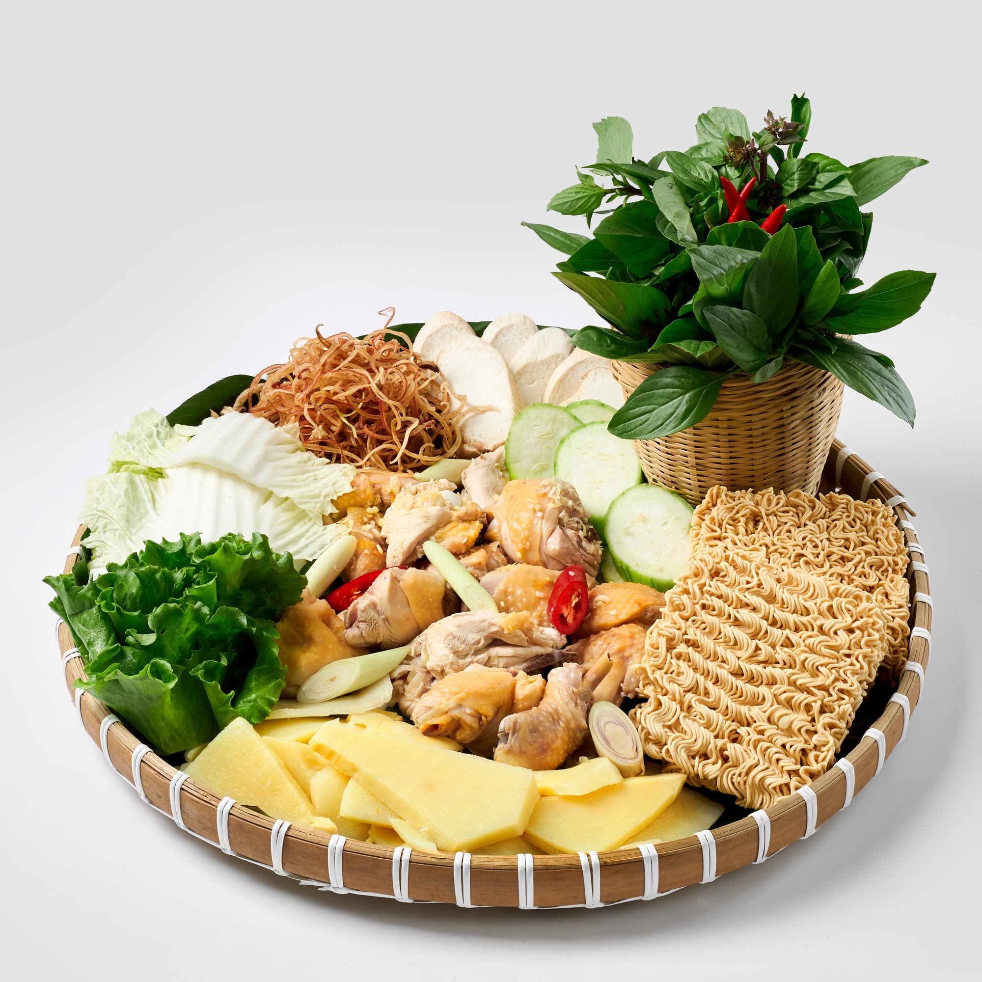 Lẩu Gà Lá Quế - Chicken Hot Pot with Basil Leaves