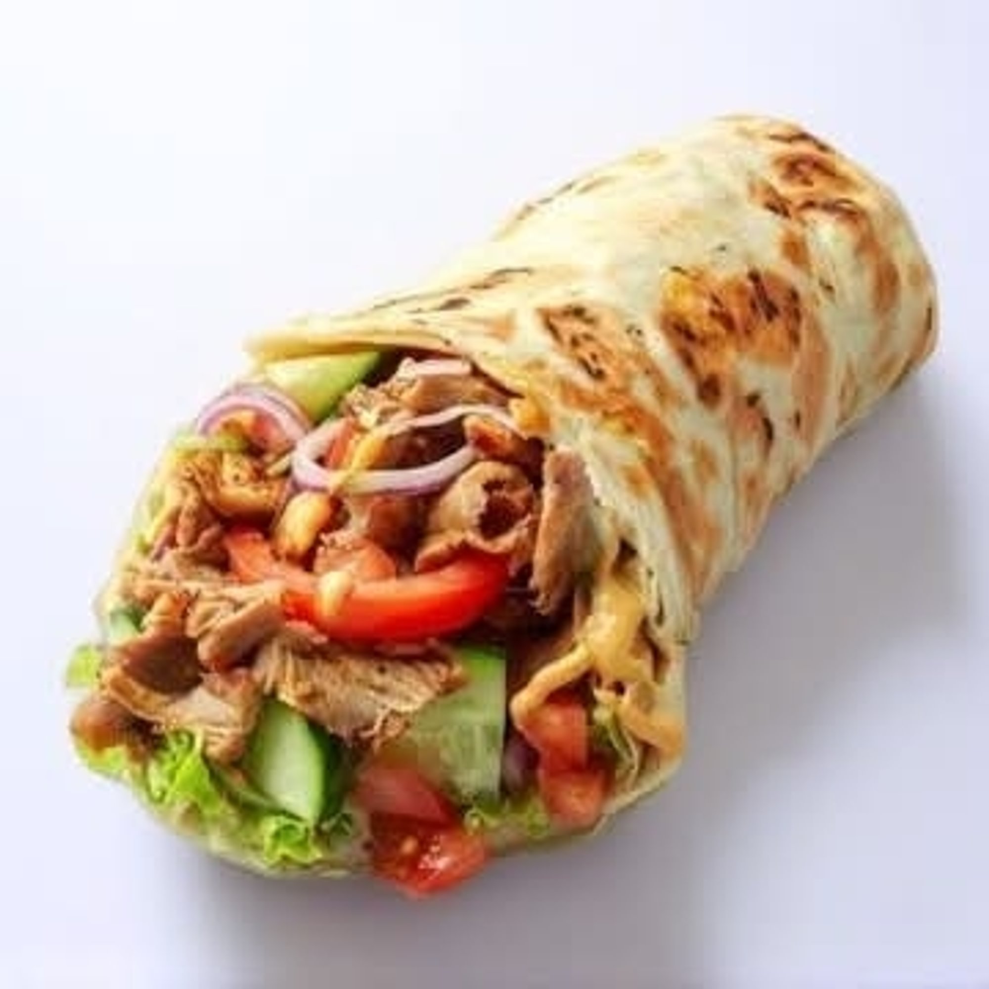 #3 Chicken Shawarma Wrap/ Fries / Soda