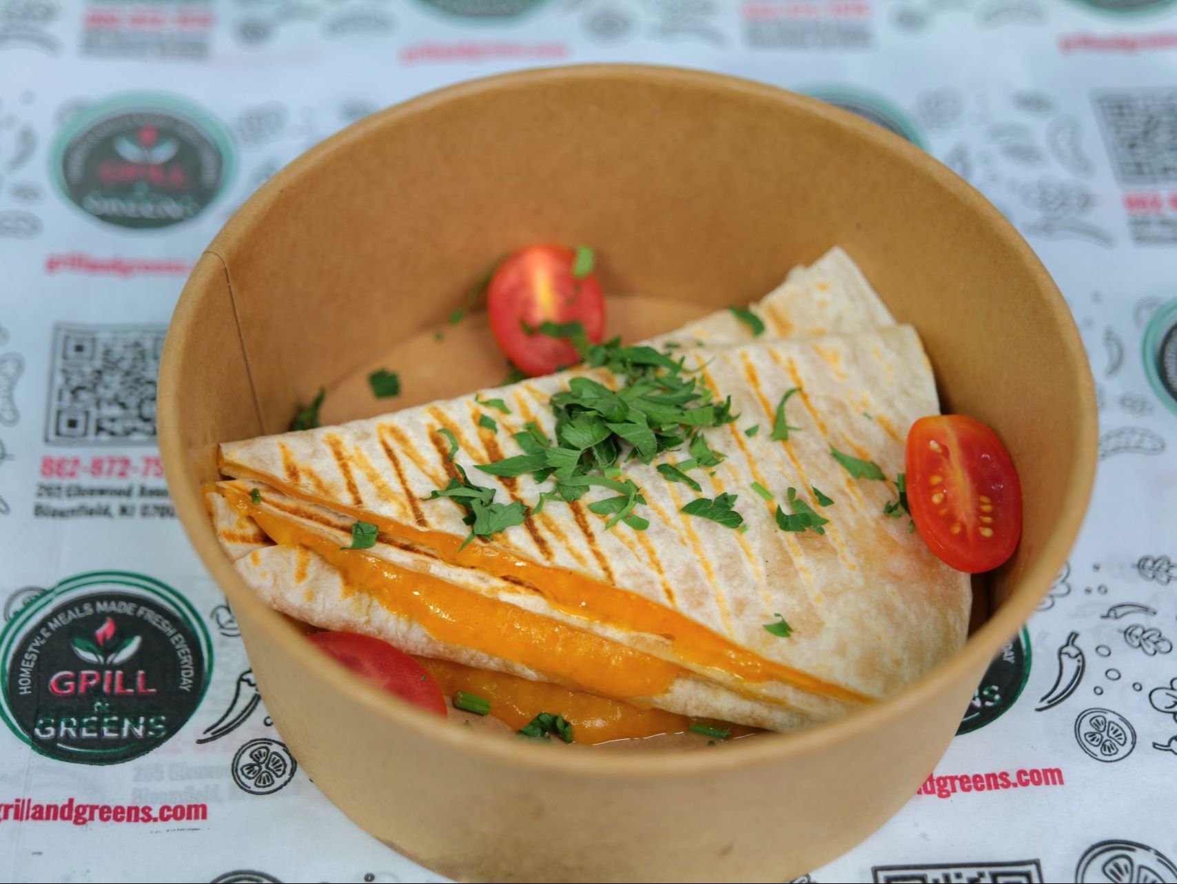 Quesadilla With Cheddar Cheese