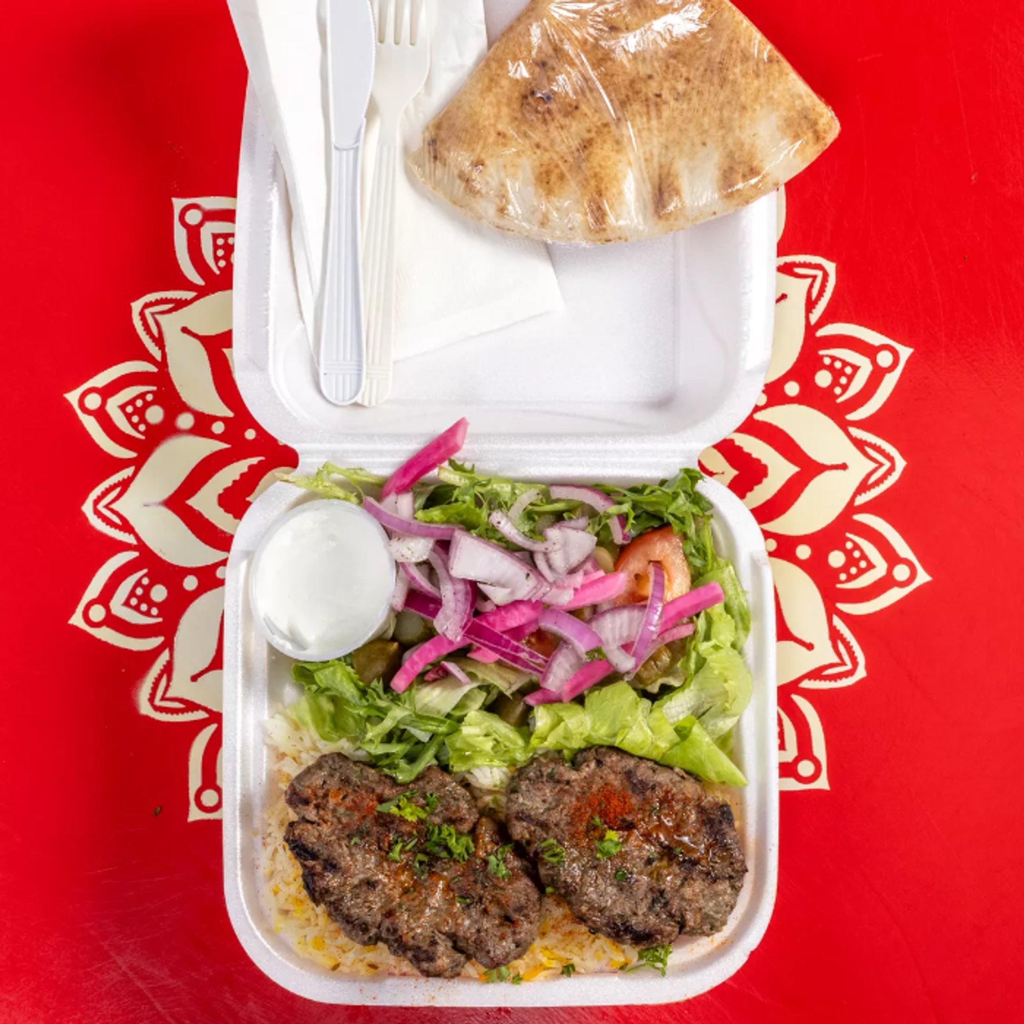 Kafta Kabob Plate