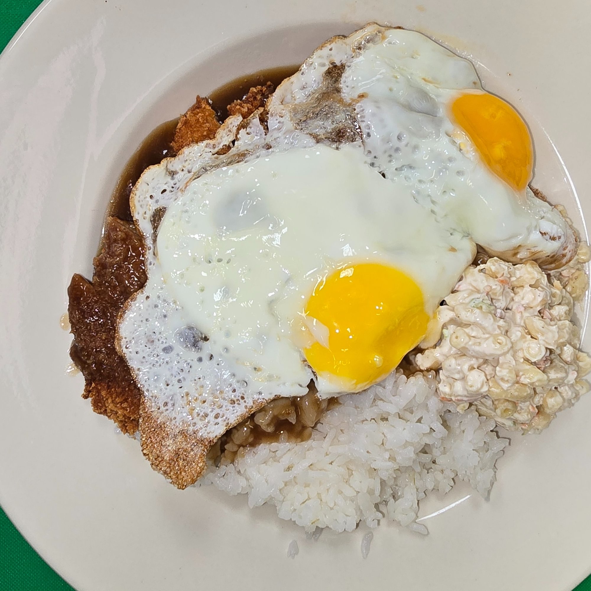 Fried Fish Loco Moco