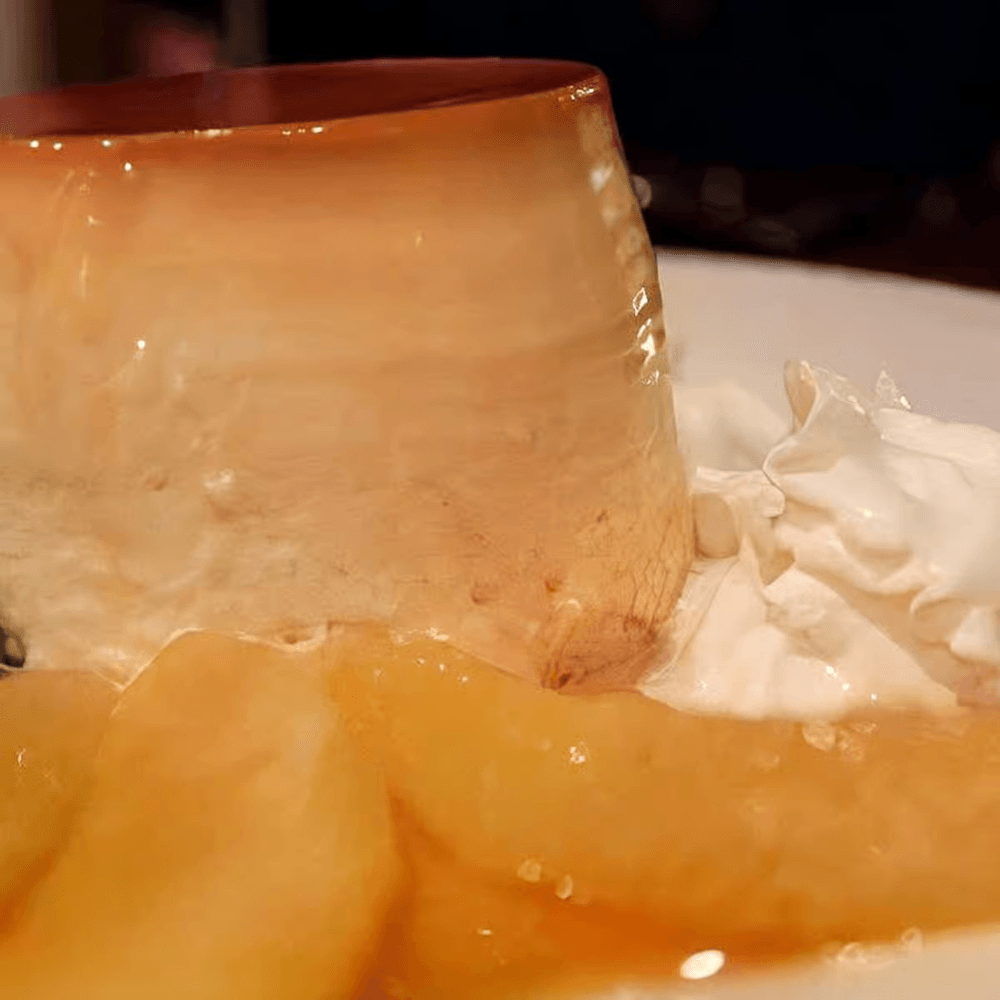 Flan Con Naranja