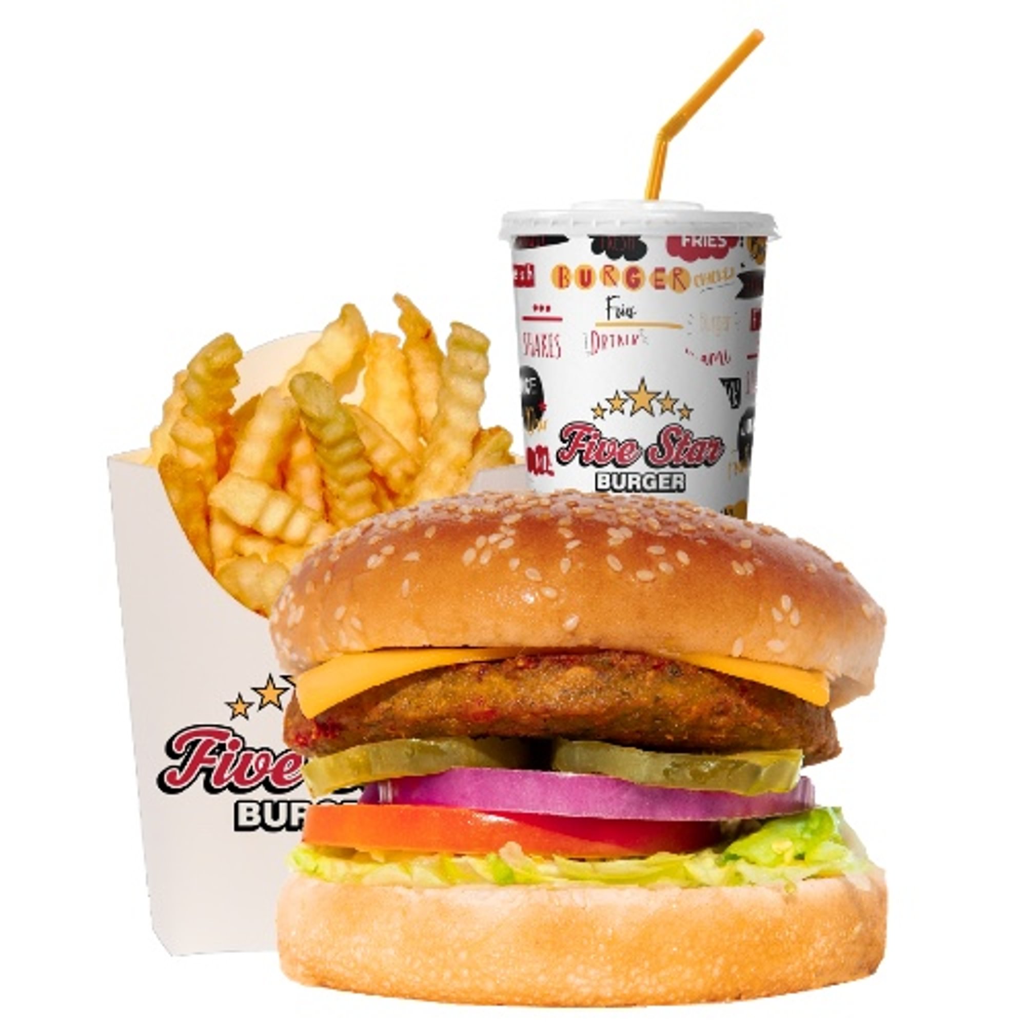 21. Veggie Burger Combo