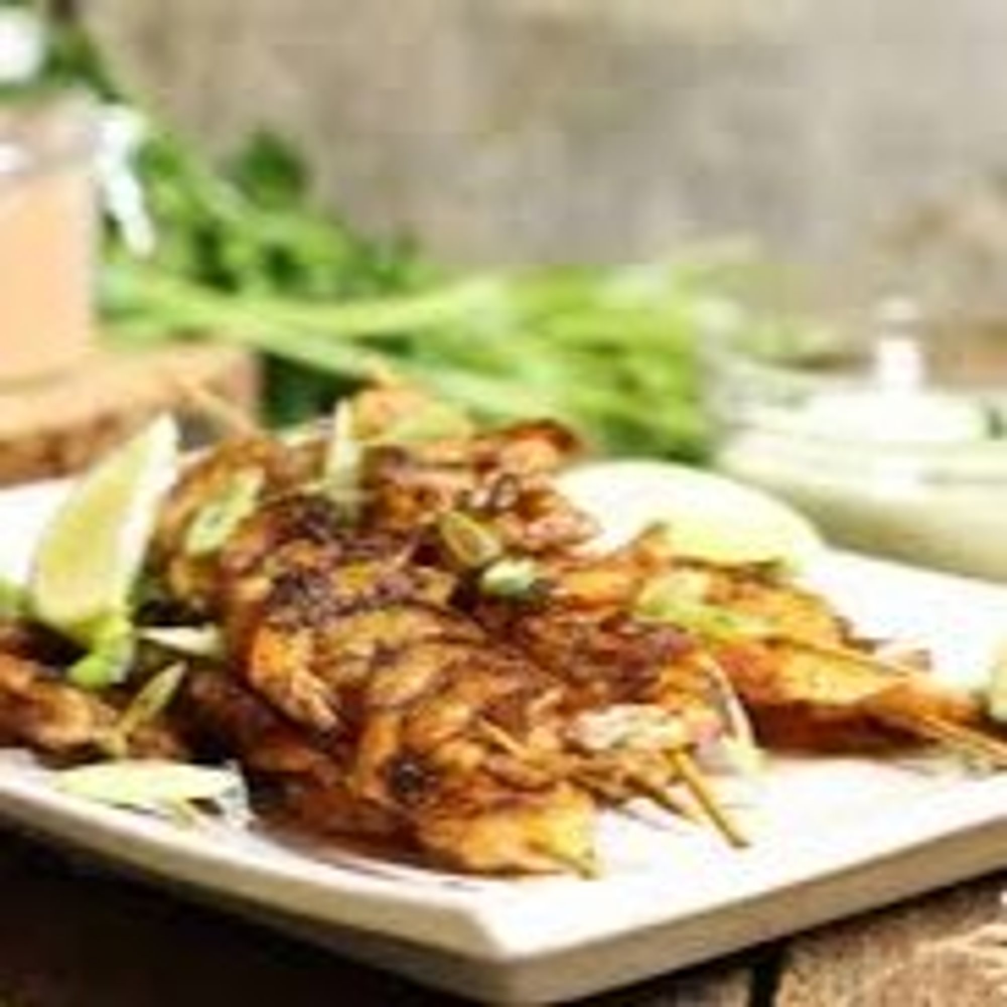 shrimp skewer