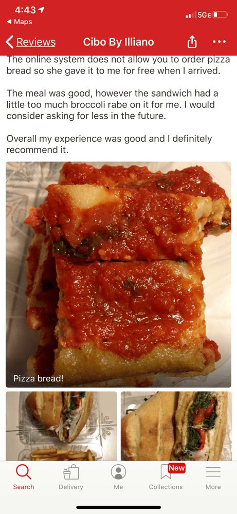 Tray of Pizza Bread