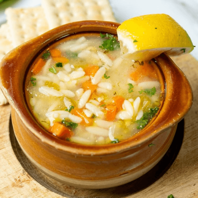 Chicken Orzo & Vegetable Soup