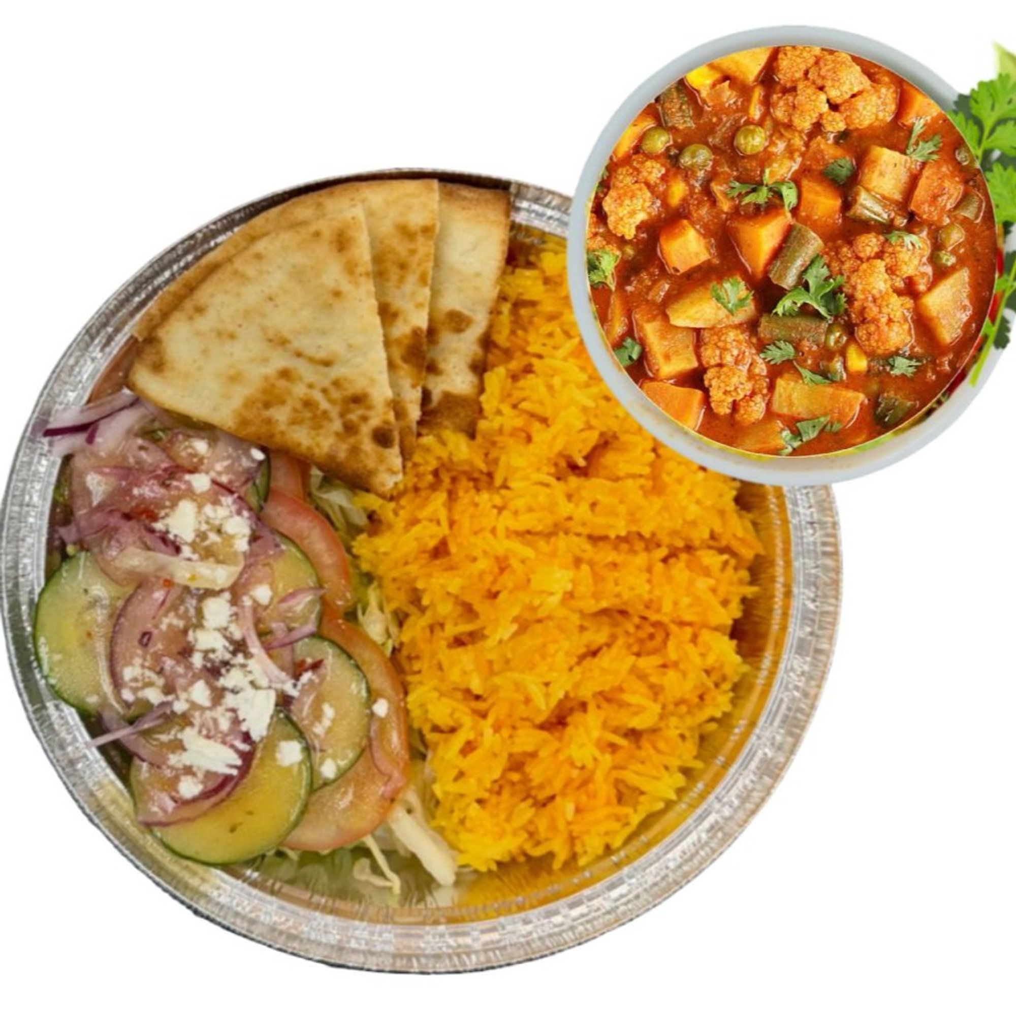 Veggie Curry Platter