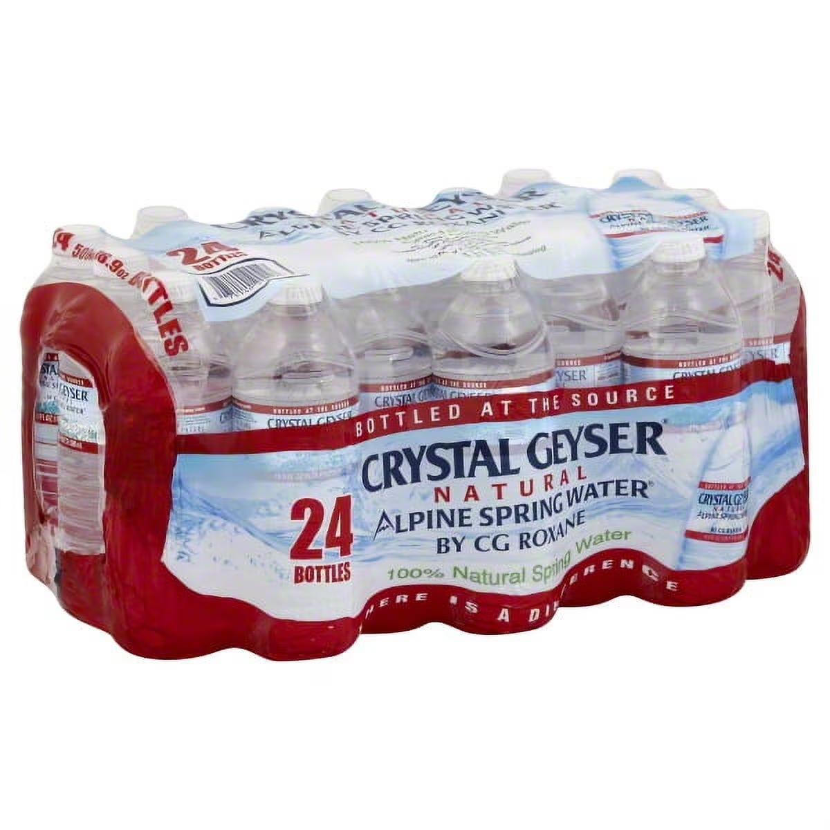 Crystal Geyser Spring Water 16.9 oz 24 pk