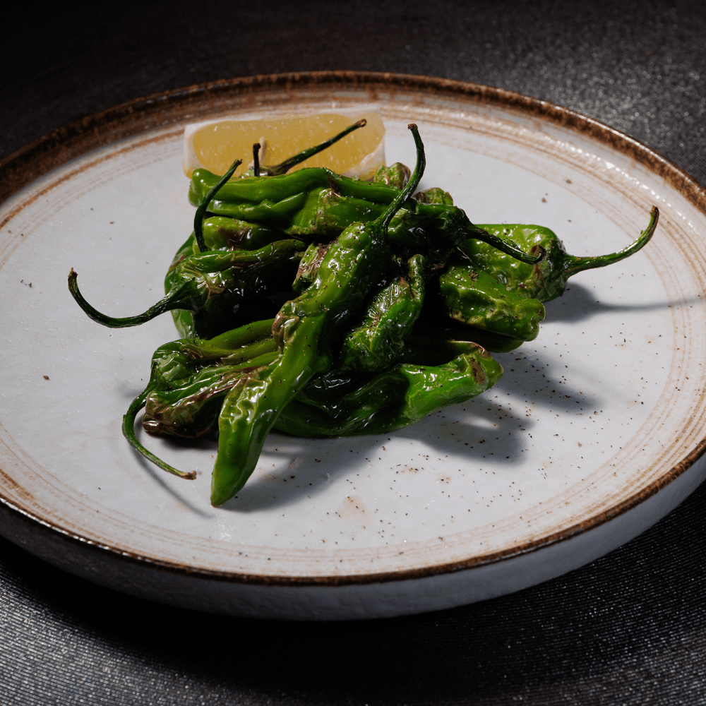 Charred Shishito Peppers