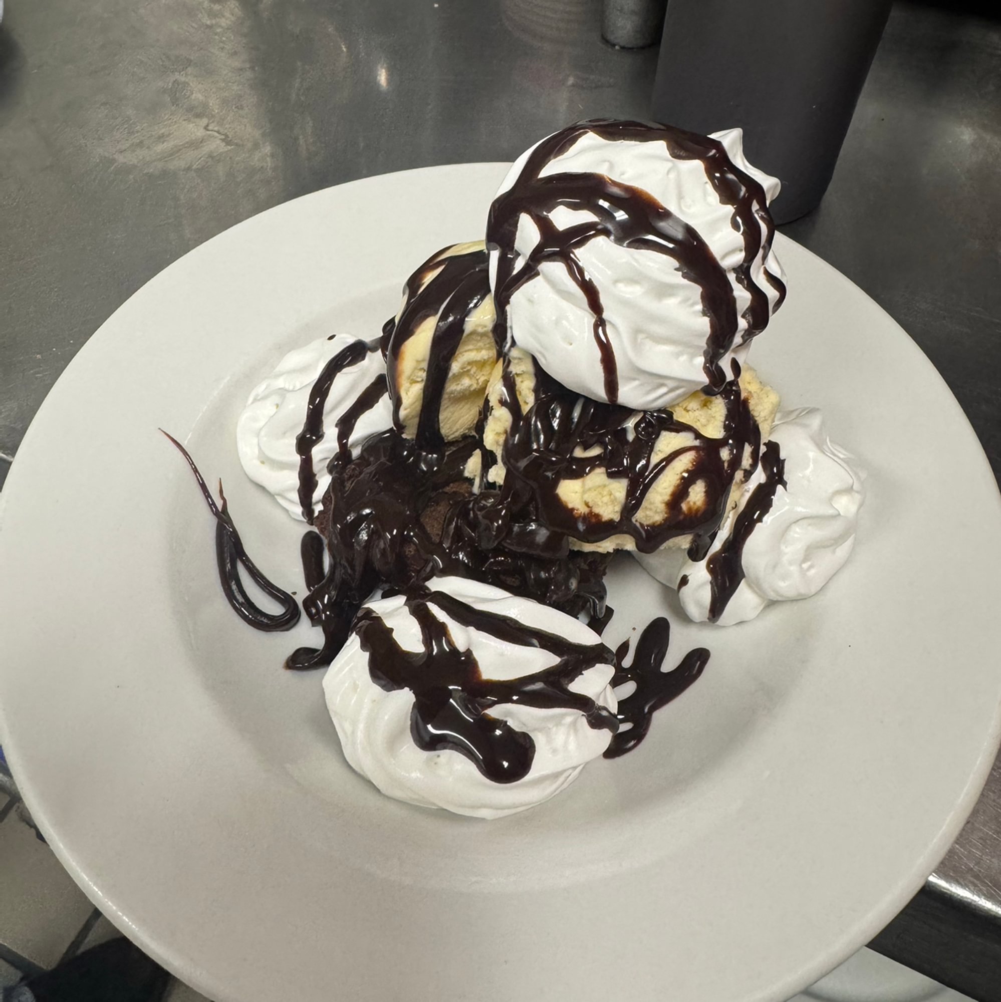 Hot Fudge Brownie