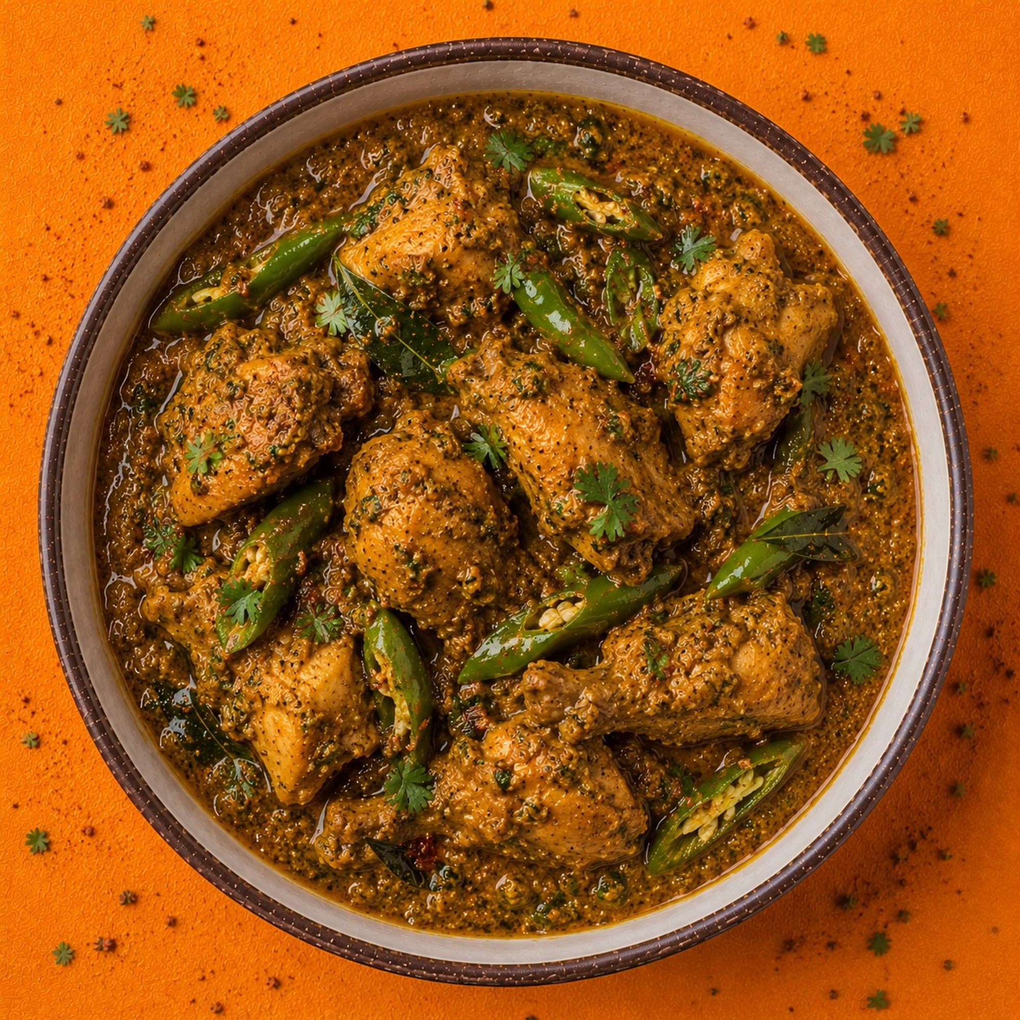 Green Chilli Chicken Curry