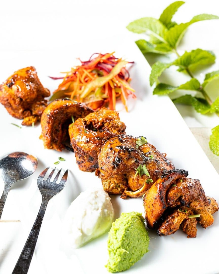 Chicken Tikka Kebab (Bone Less) (GF)