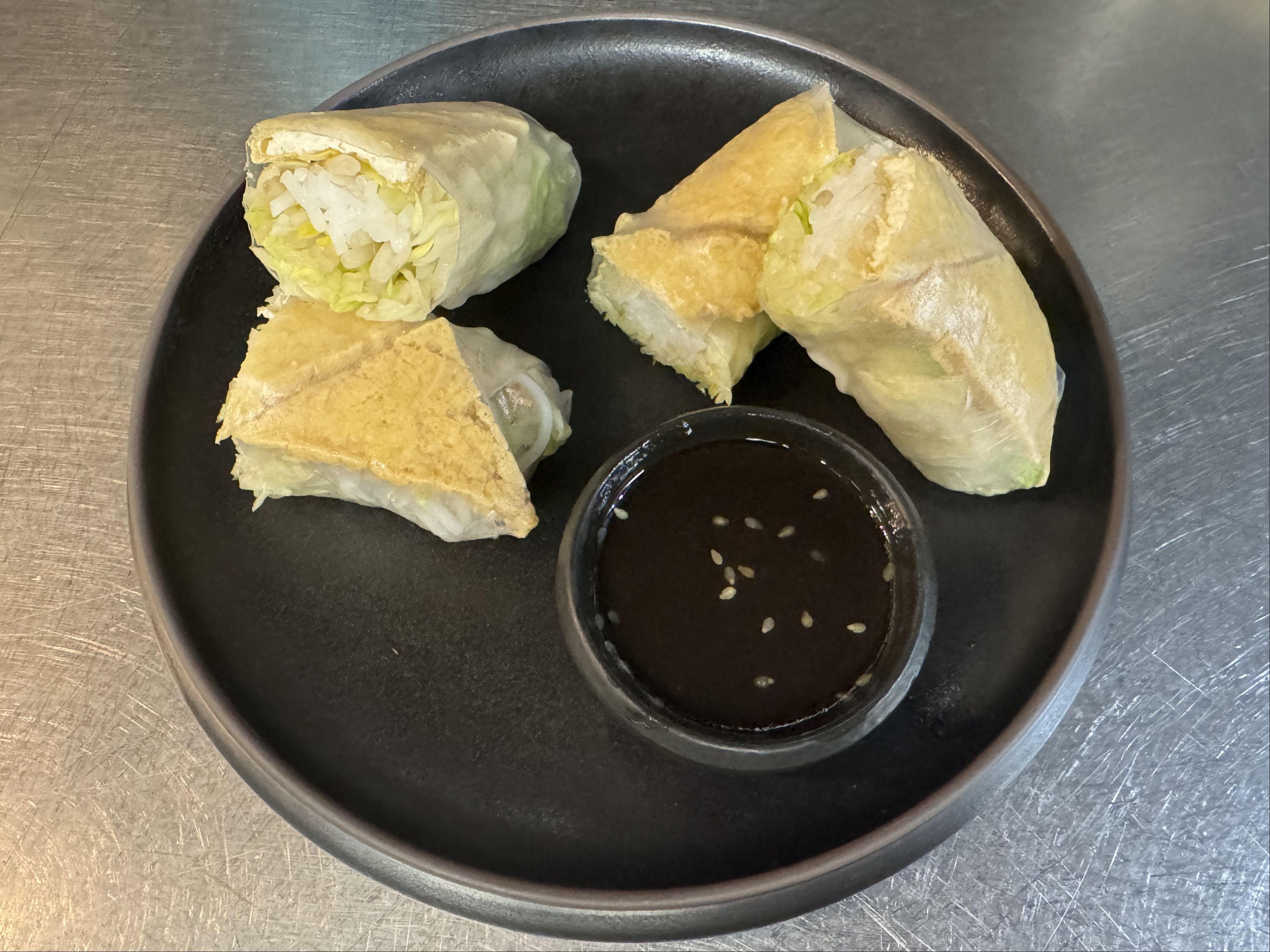 SPRING ROLLS - GOLDEN TOFU DELIGHT