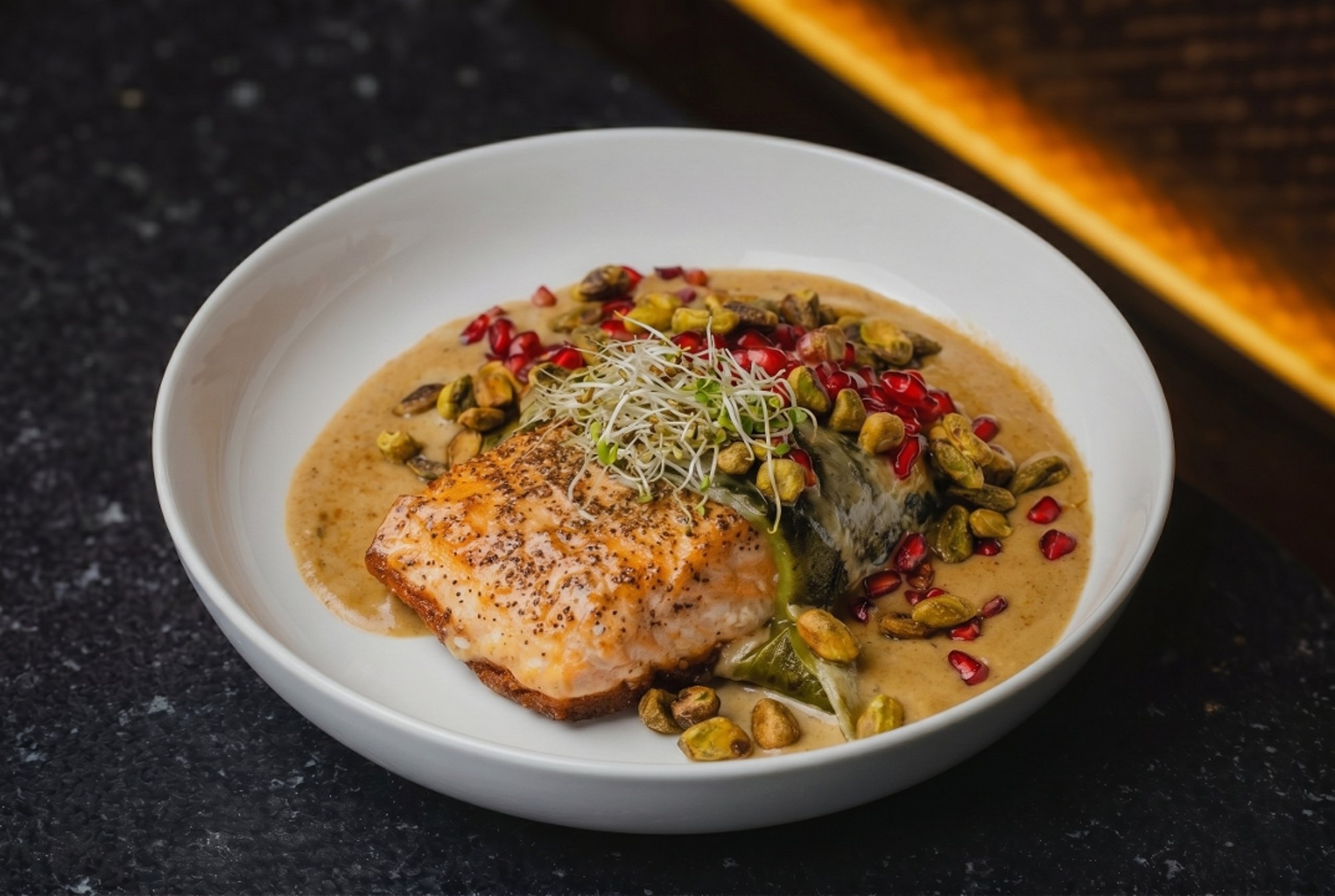 Salmon en Nogada