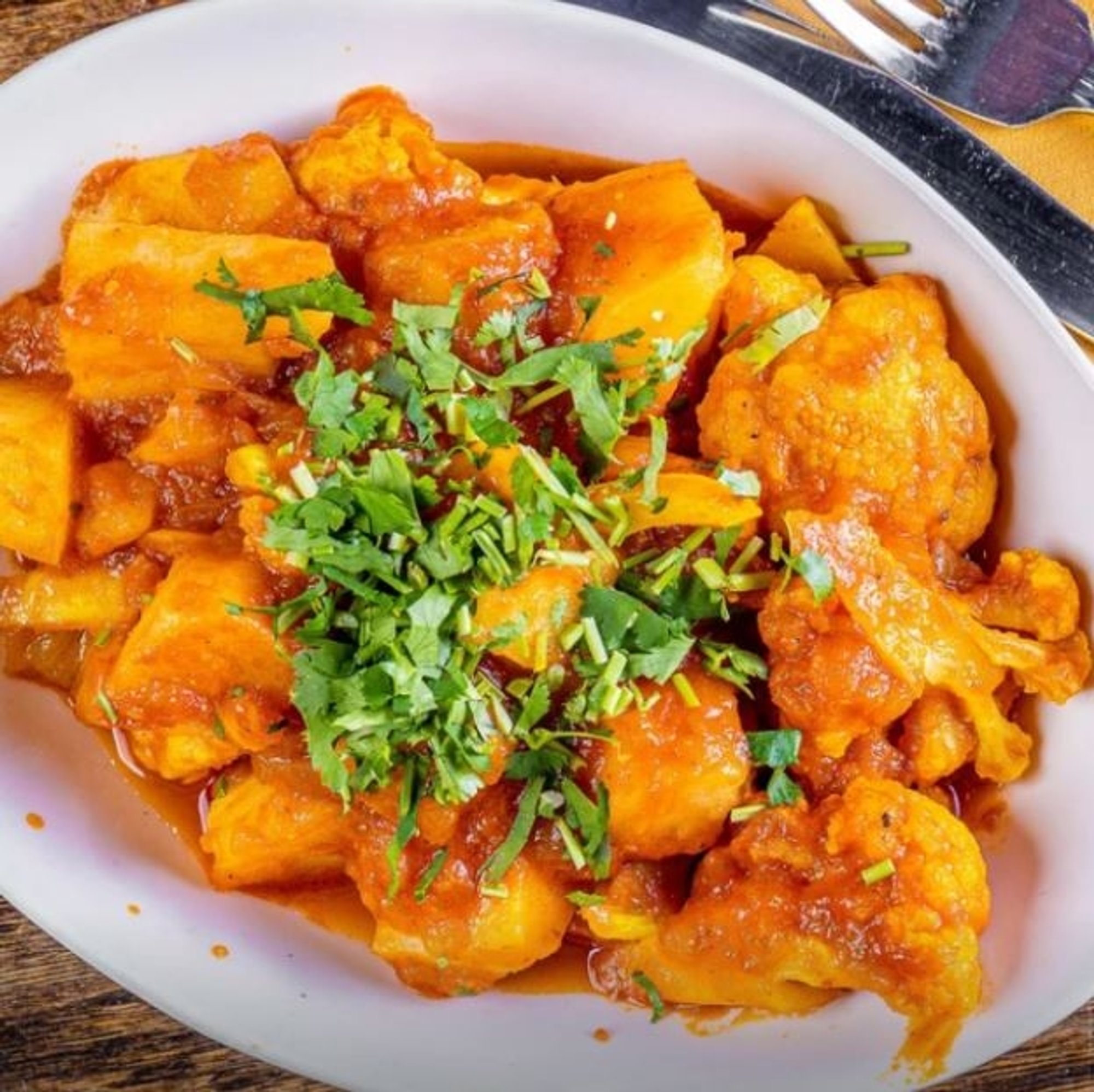 Aloo Gobi (Gluten Free, Vegan)