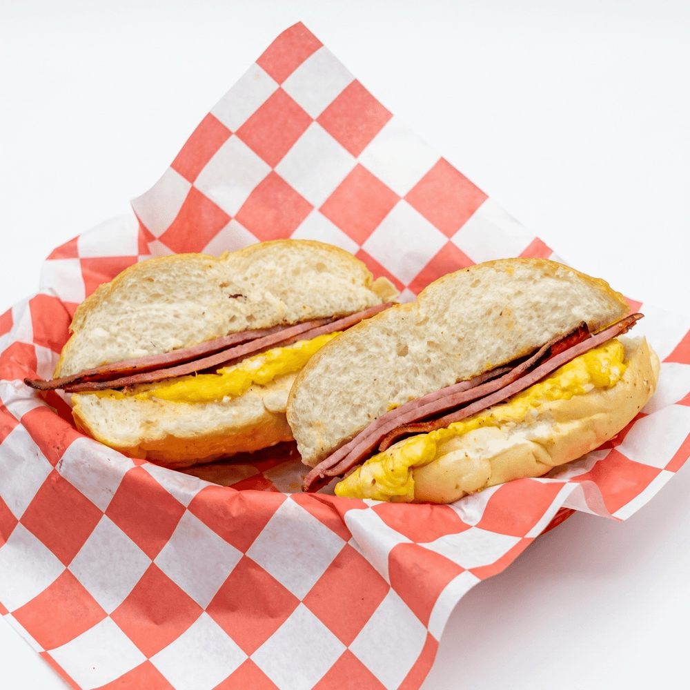 Pork Roll/Taylor Ham, Egg & Cheese Sandwich