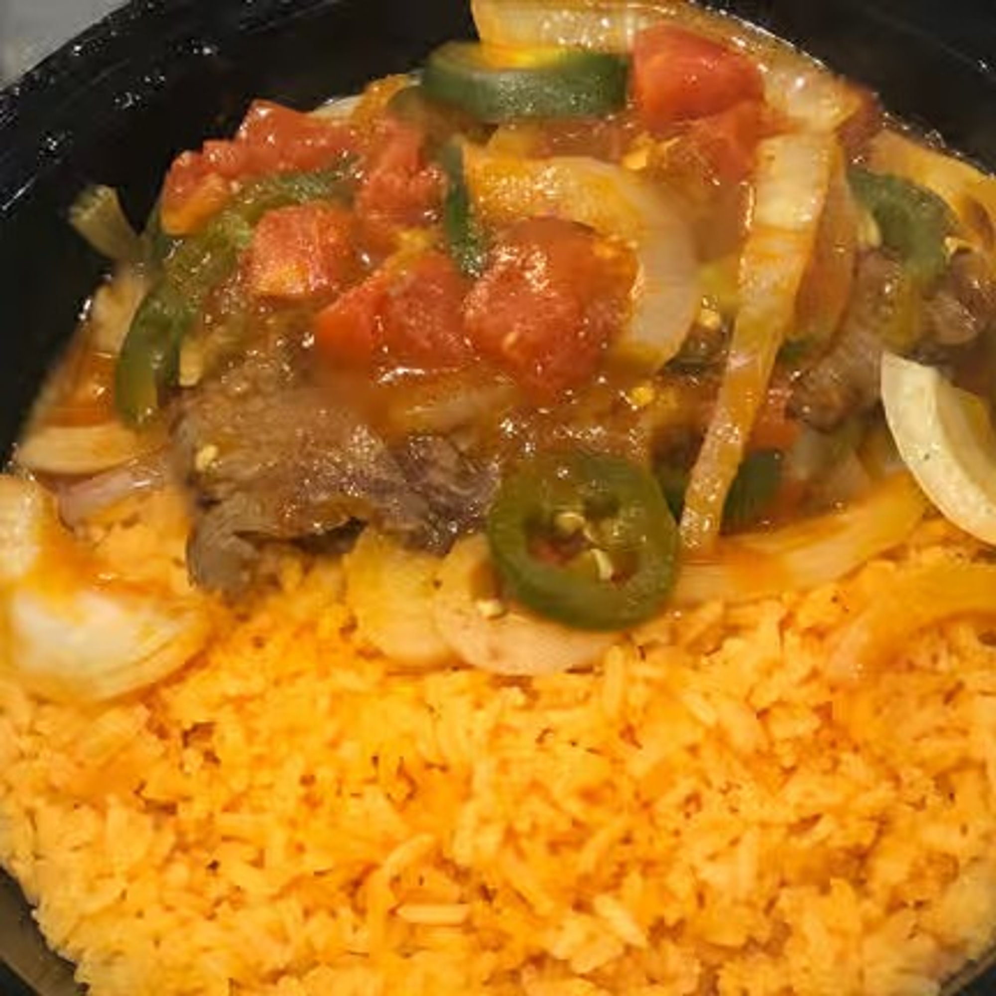 Bistec a la Mexicana Platter