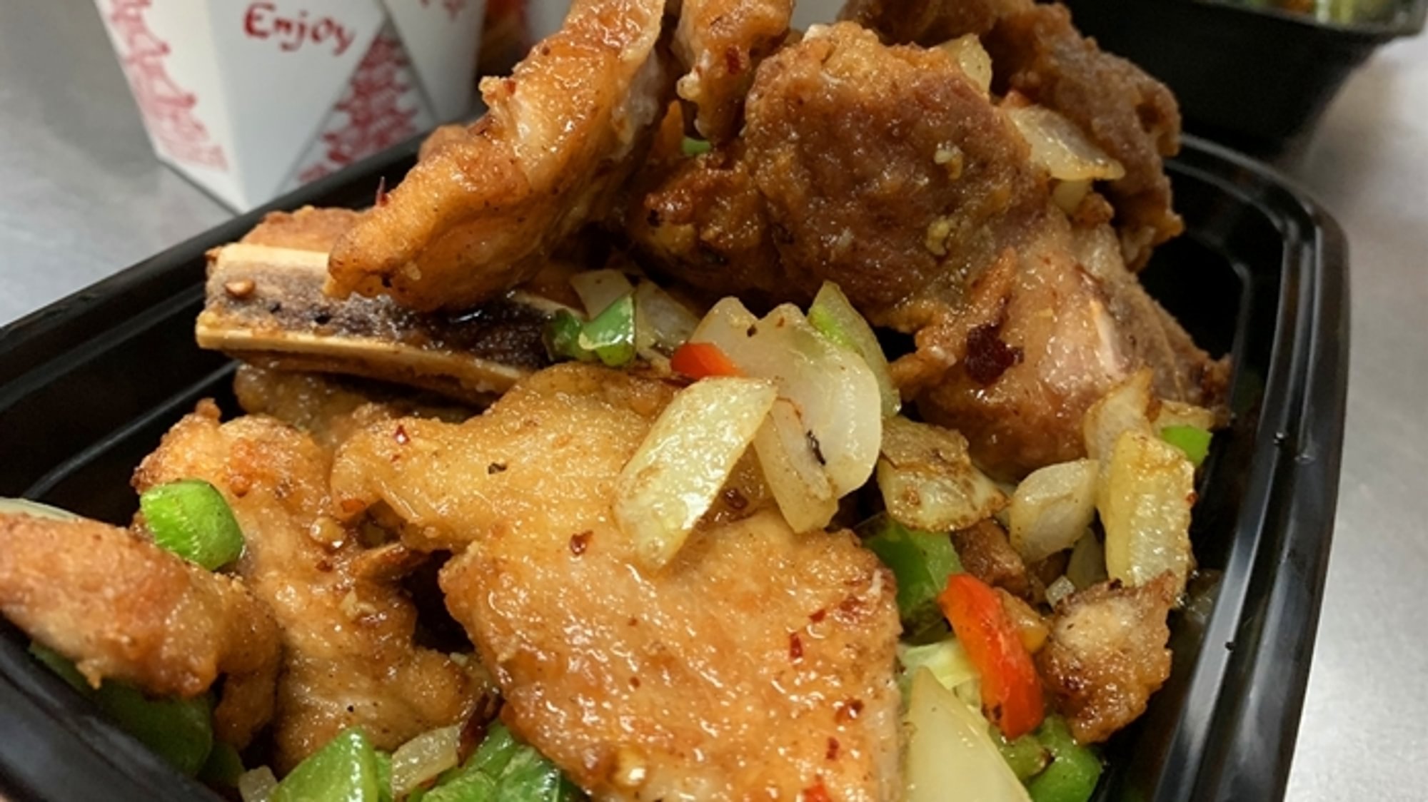 Spicy Salt & Pepper Pork Chop