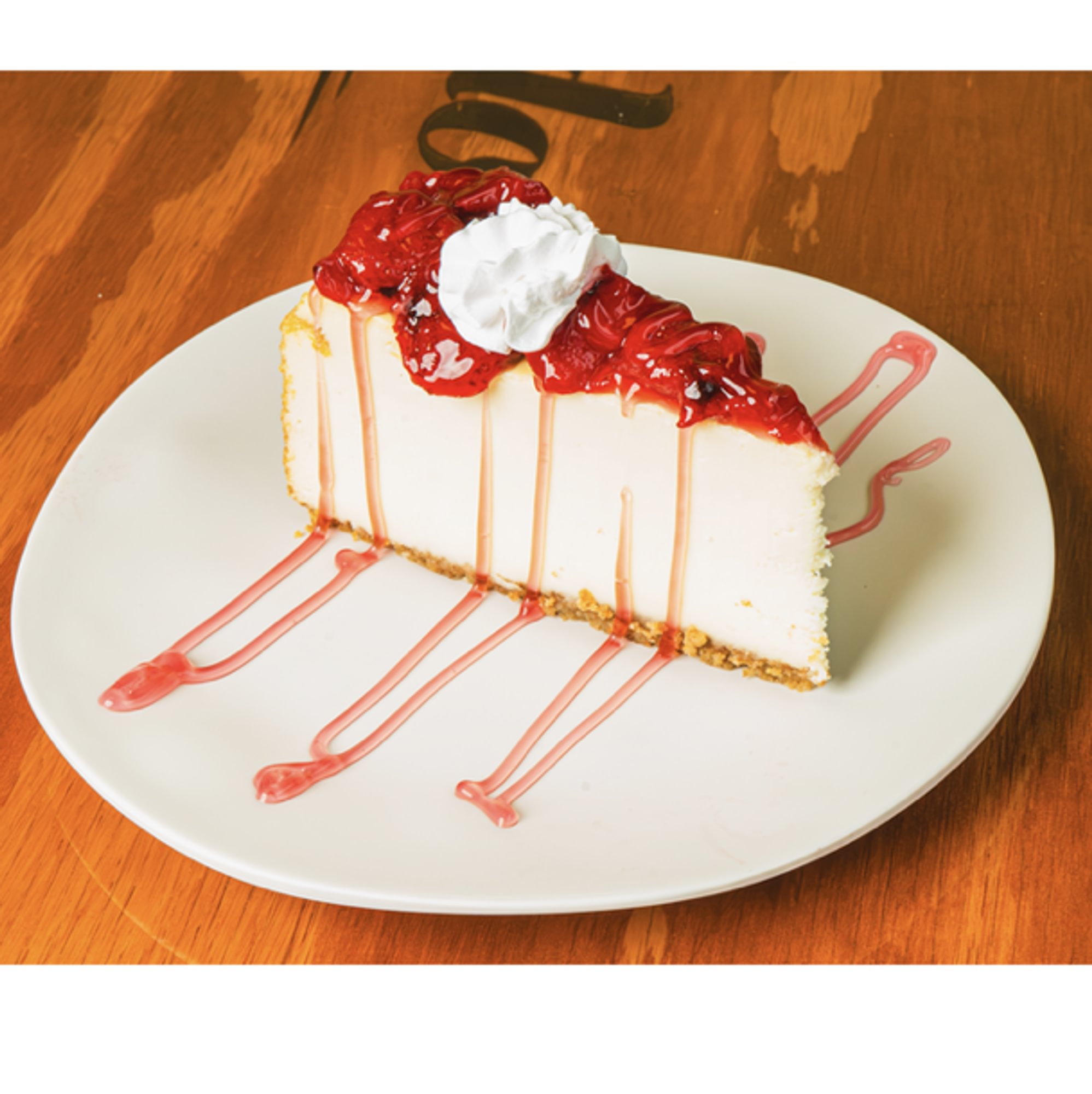 Strawberries & Cream Cheesecake