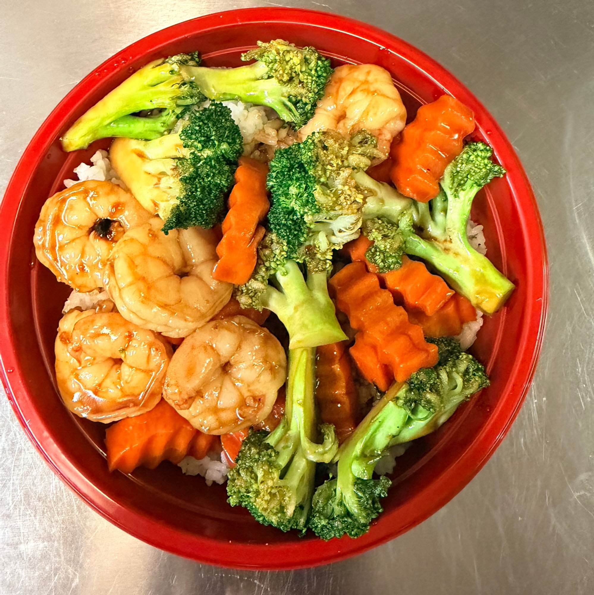 B4. Shrimp Teriyaki Bowl