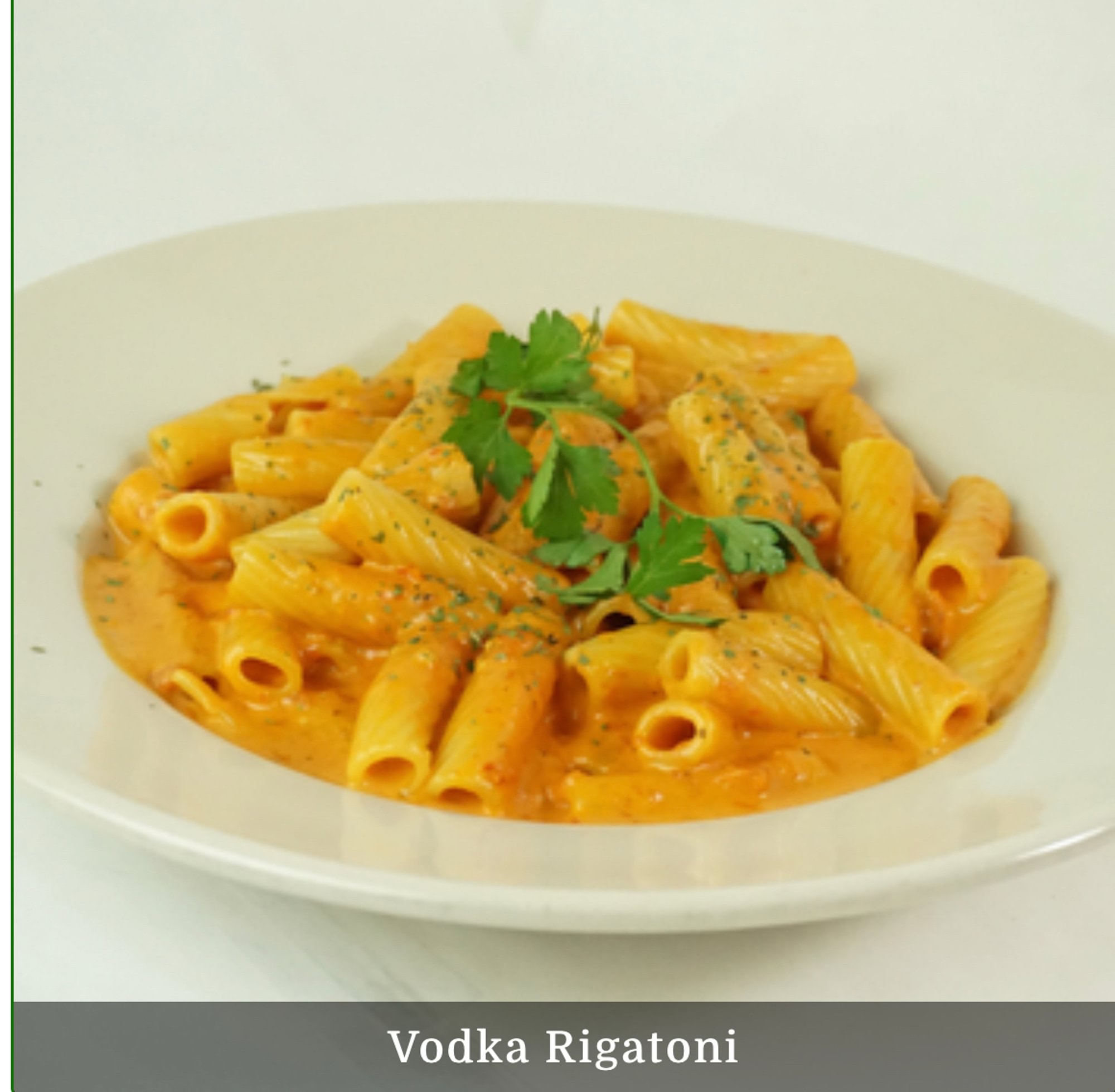 Vodka Rigatoni