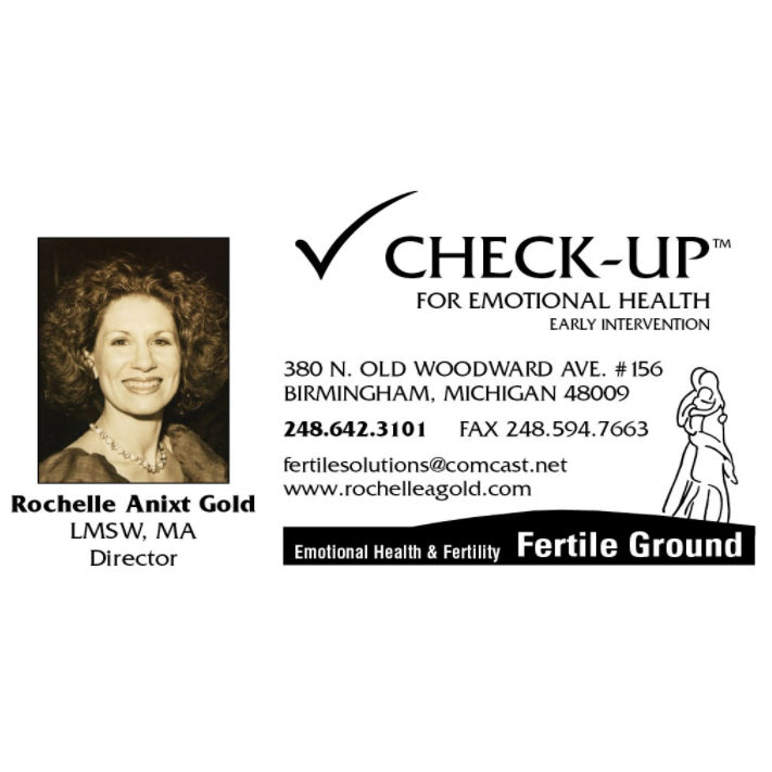 Check-Up for Emotional Health - Rochelle A. Gold LMSW, MA, ACSW Logo