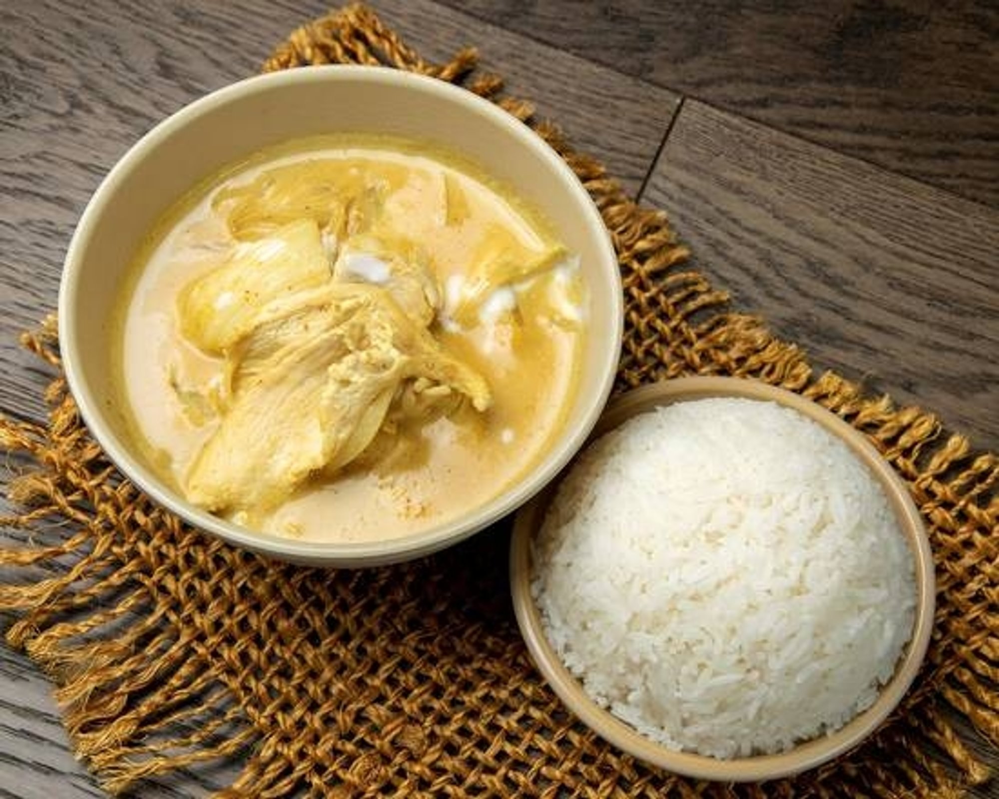 Cup of Yellow Curry Sauce