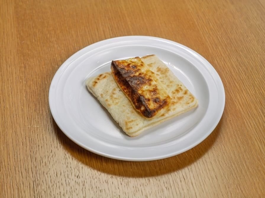 Arepa Con Doble Queso / Corn Cake with Melted Cheese