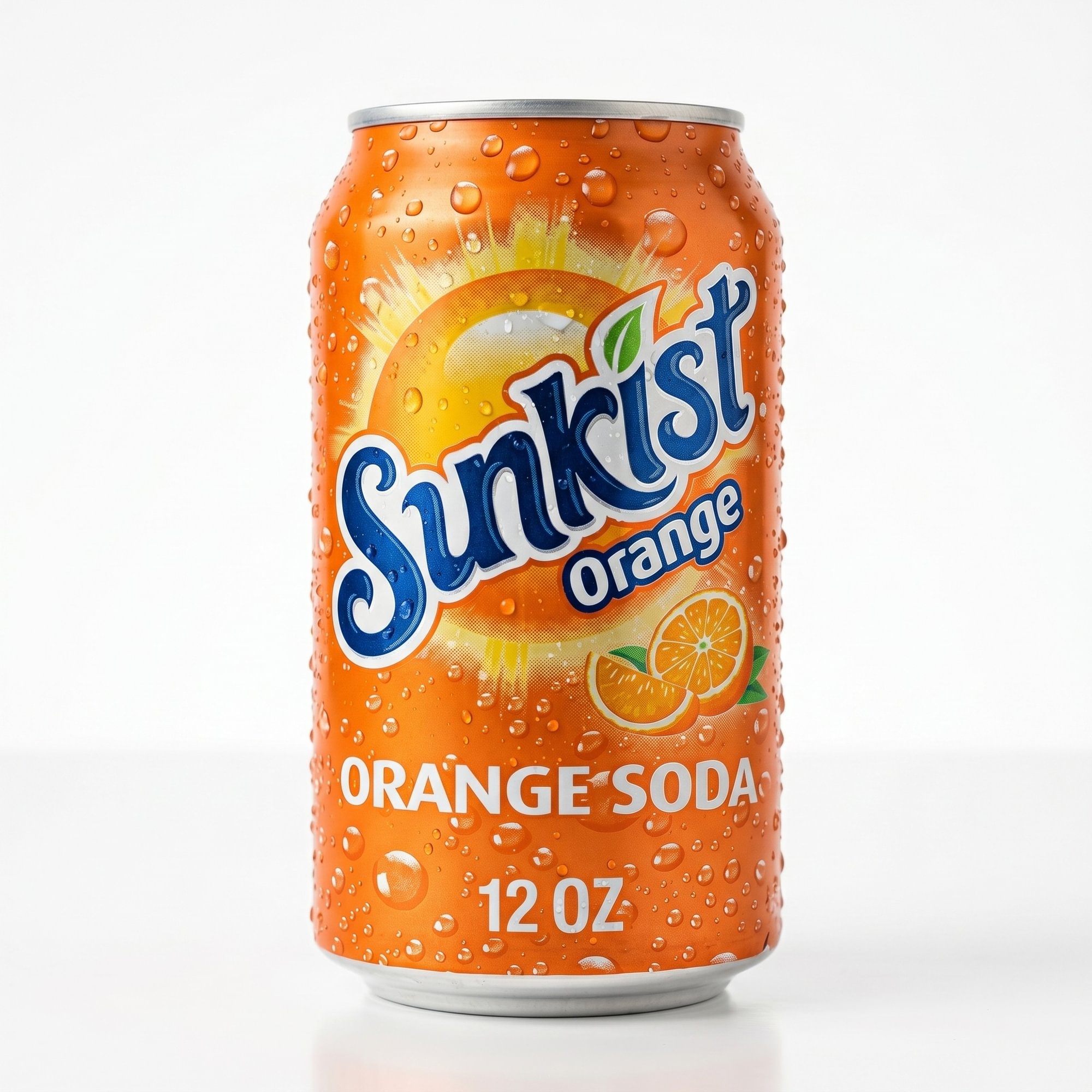Orange Can Soda