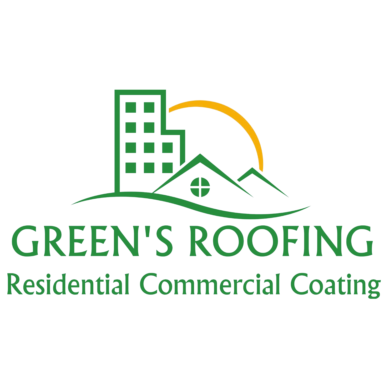 Green&apos;s Roofing Logo