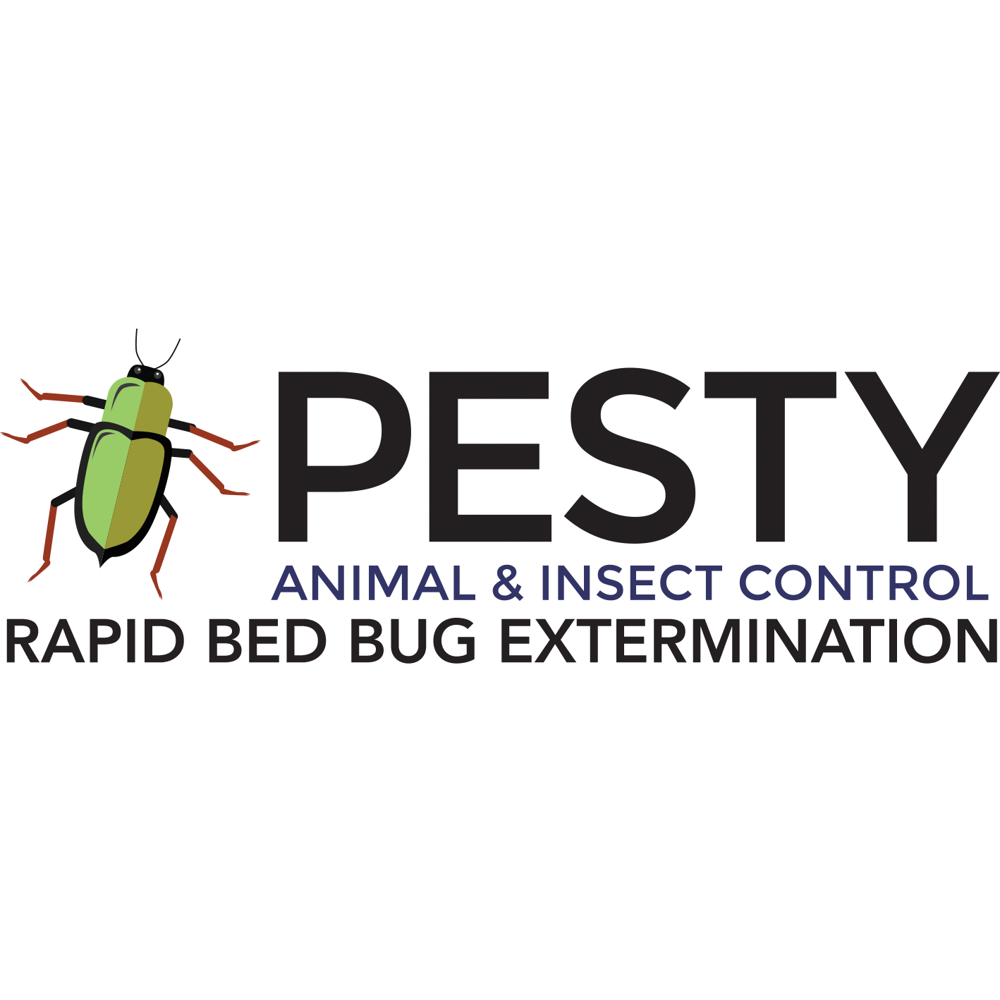 Pesty Animal &amp; Insect Control Logo