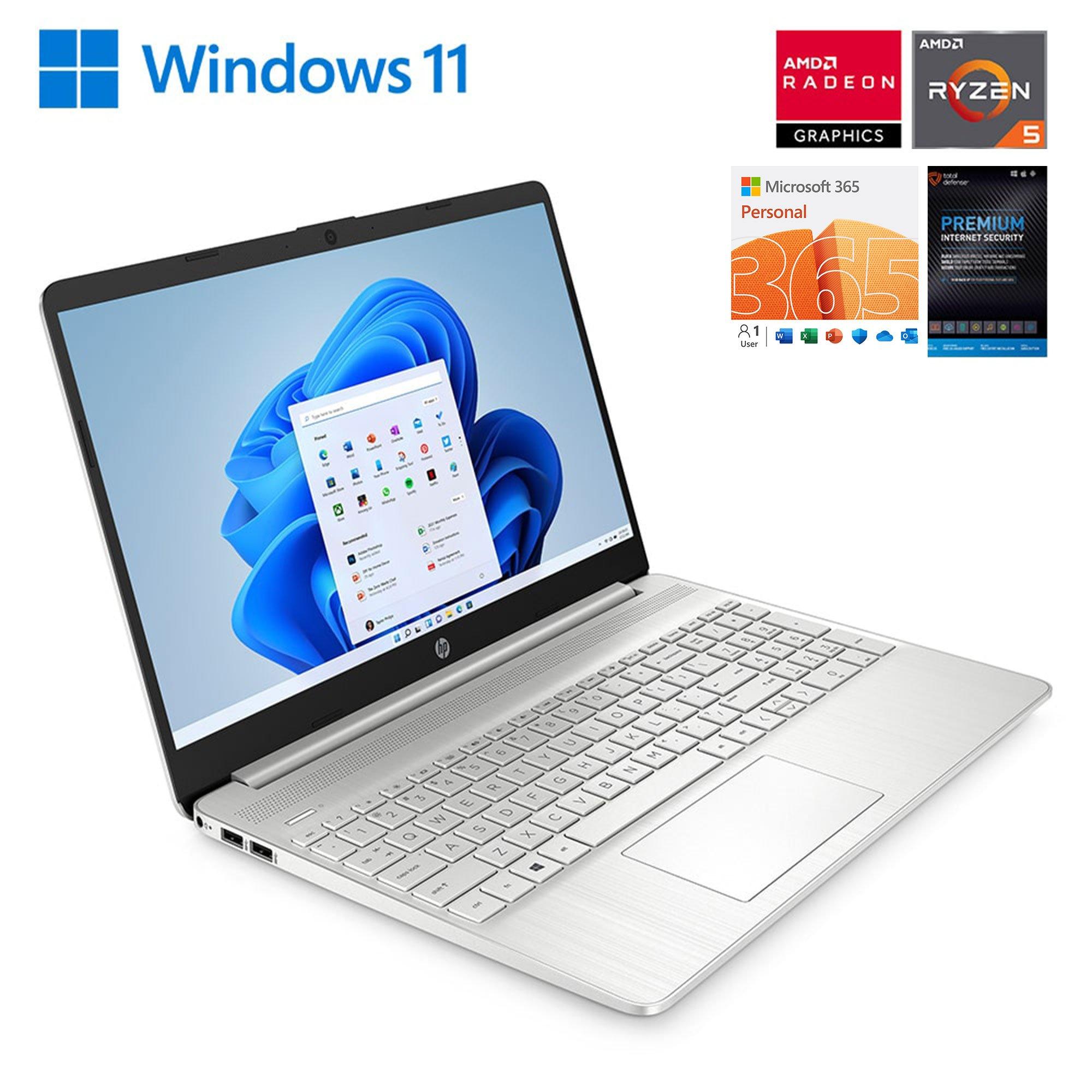 15" HP Notebook w/ 256GB SSD, 8GB RAM, Total Defense Internet Security & Microsoft Office 365