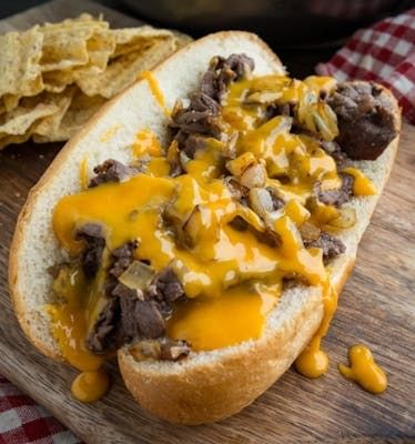 Combo #9: Philly Cheese Steak Sandwich