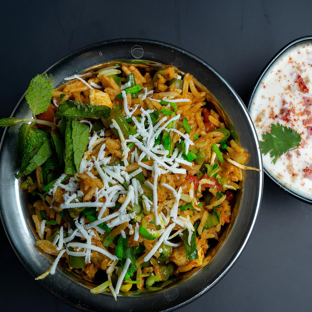 Veg Pulao (Fri, Sat & Sun)